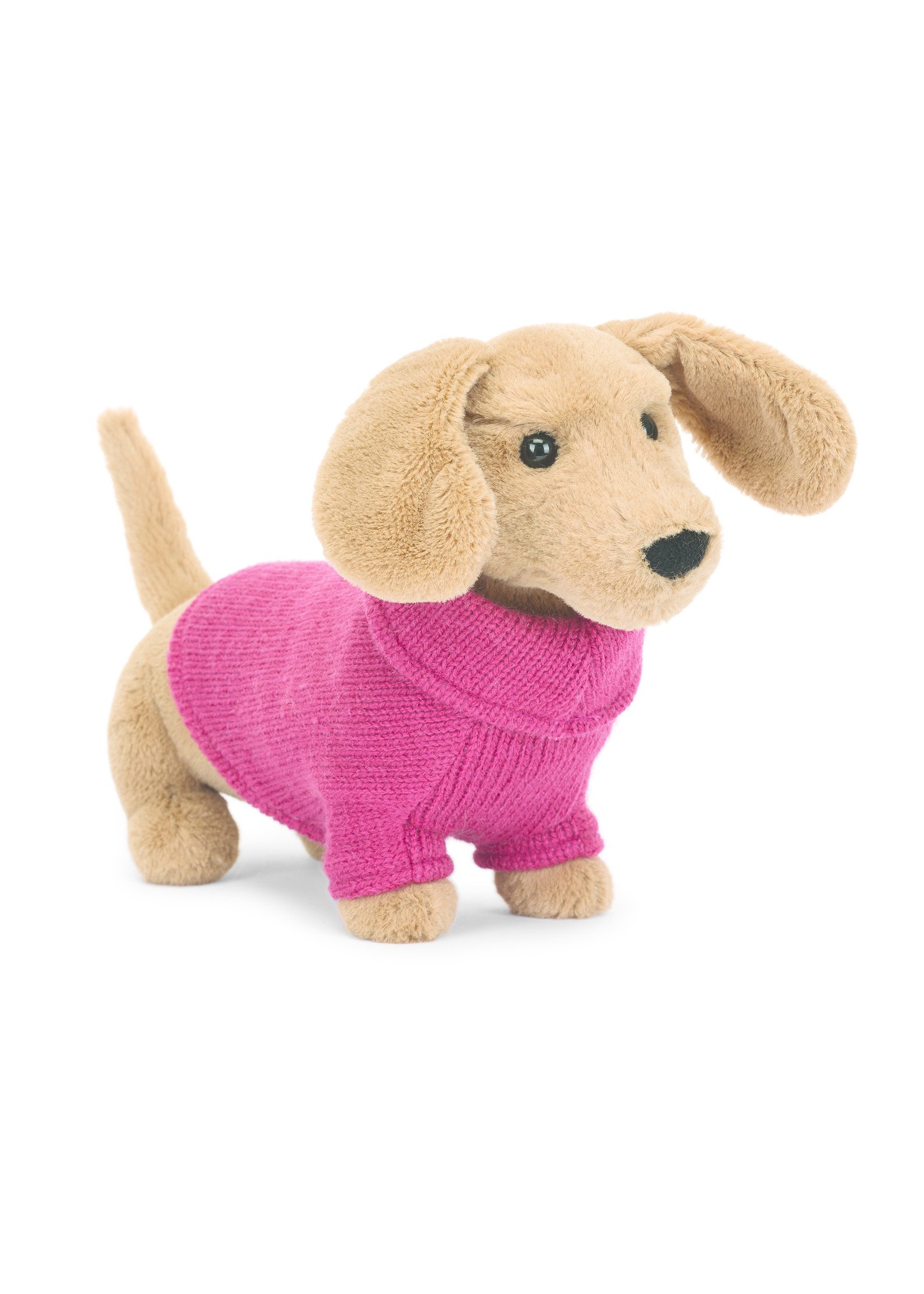 Jellycat - Sweater Sausage Dog Pink - Hub Hobby
