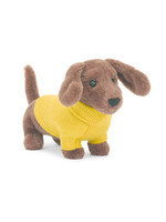 Jellycat Sweater Sausage Dog - Yellow