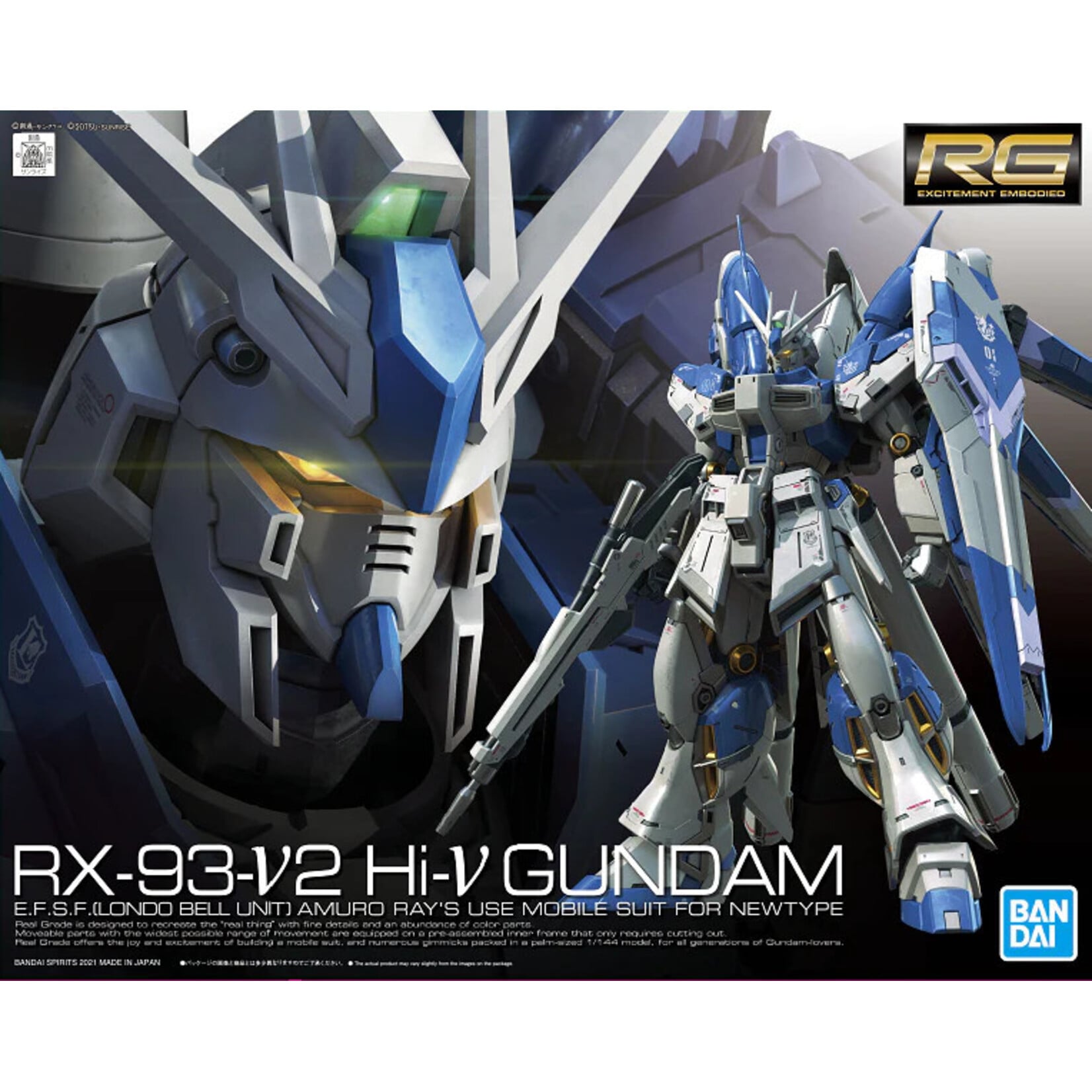 Bandai - RG 1/144 #36 Hi-Nu Gundam
