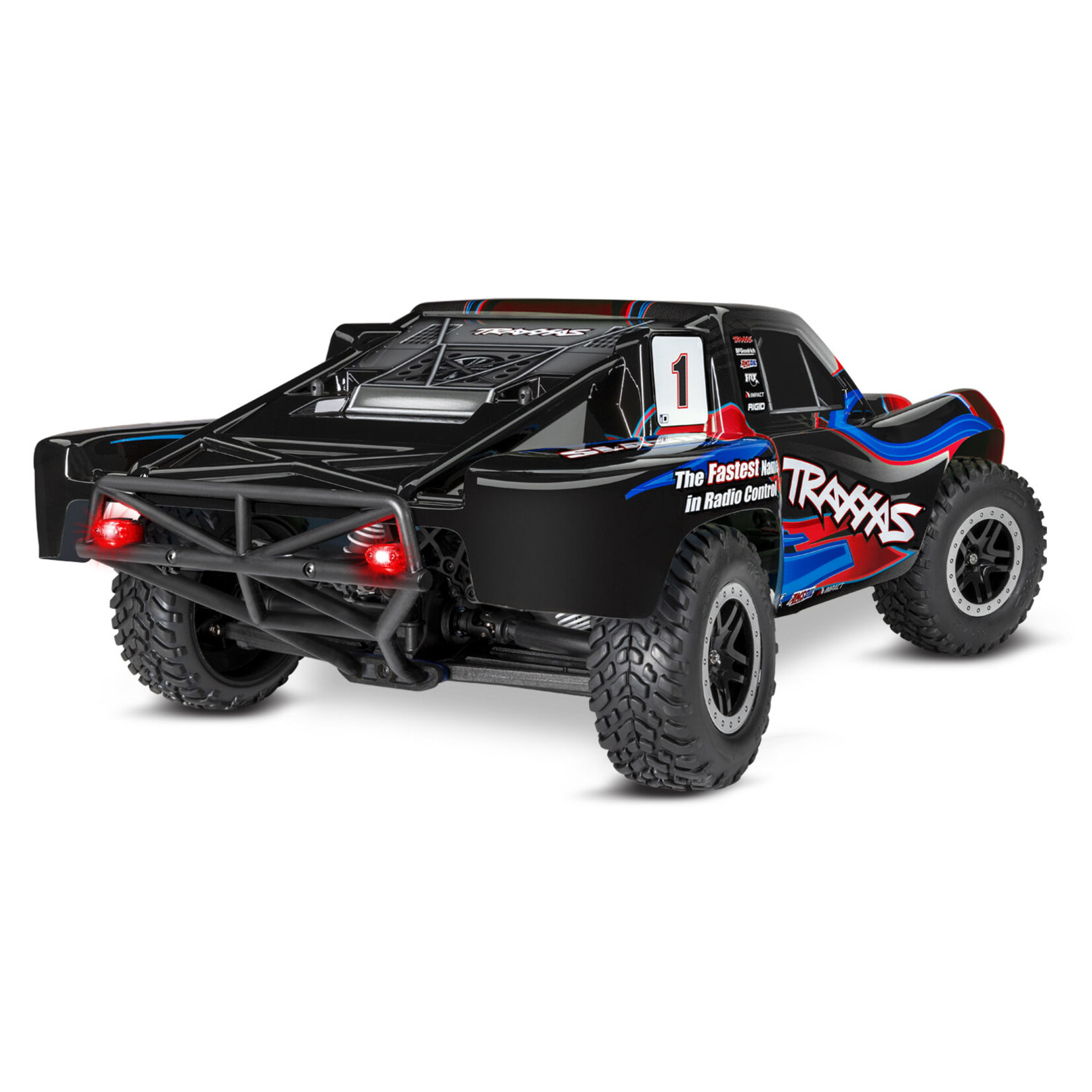 Traxxas 1/10 Slash 4X4 RTR Brushed SCT with LED Lights - Red