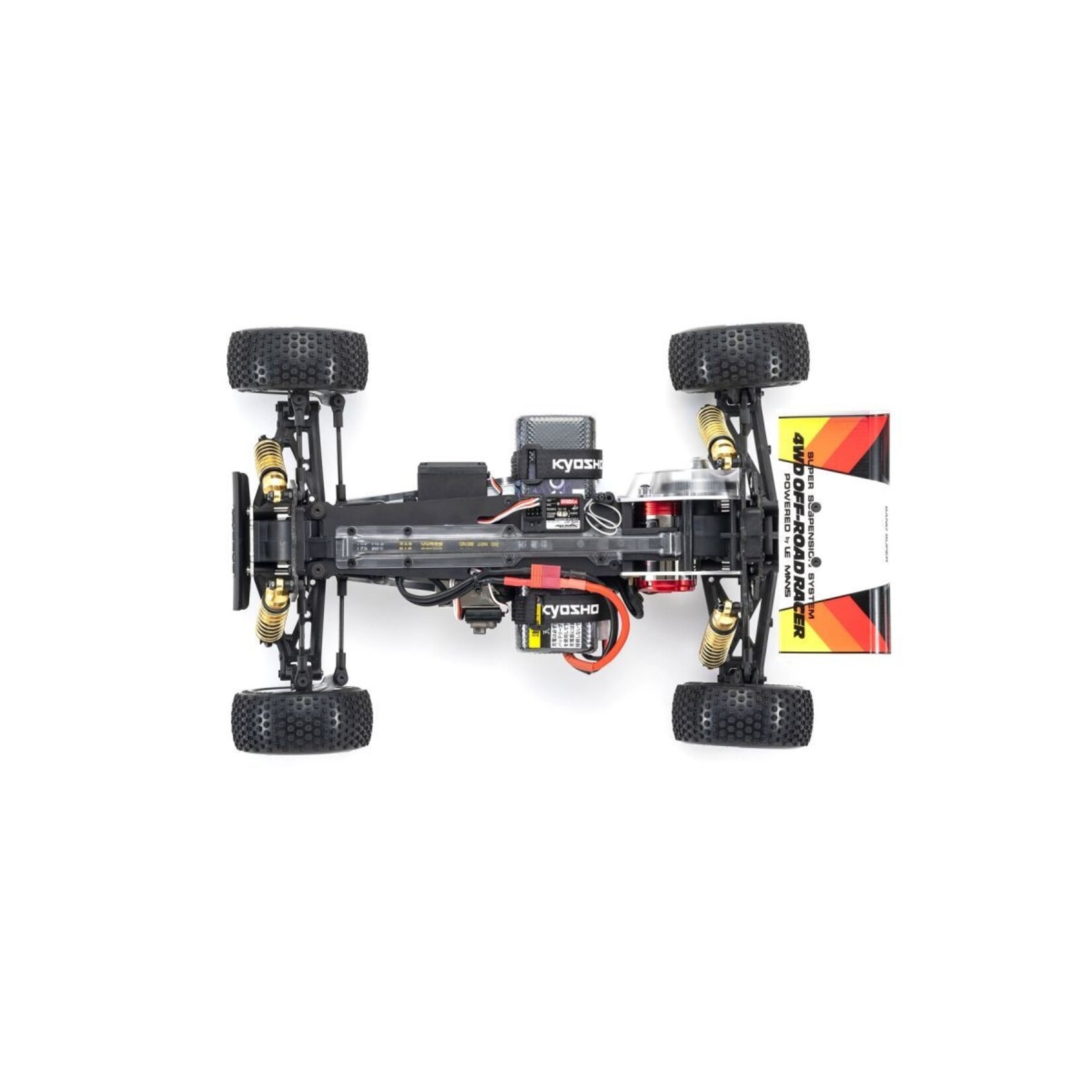 Kyosho 30622 - Optima Mid 4wd Buggy Kit With Turbo Optima Mid Decals And Wing