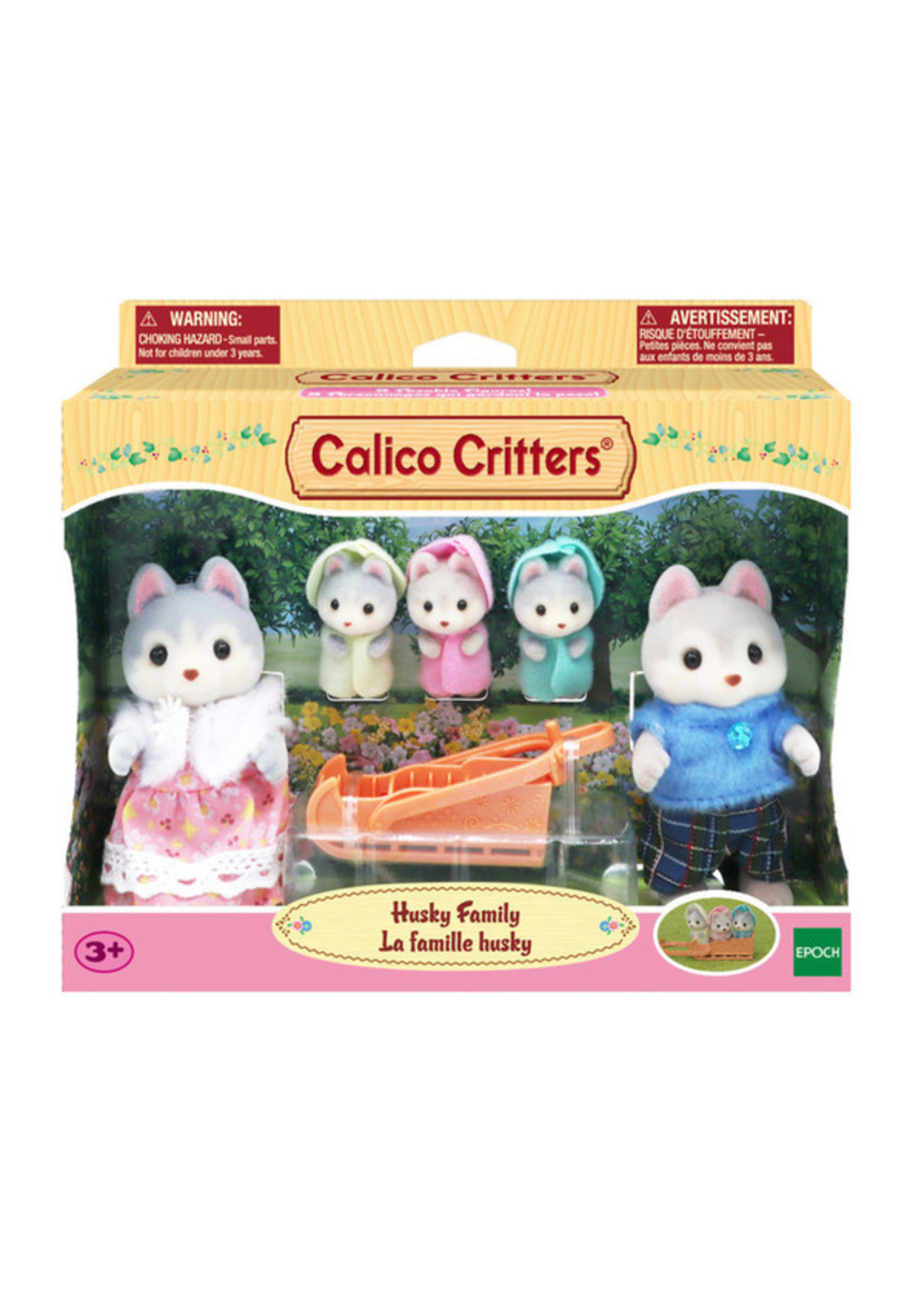 Calico Critters Husky Family