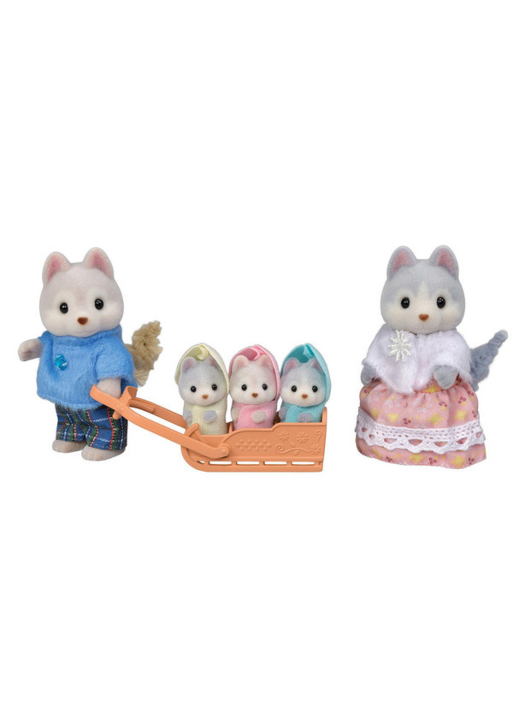 Calico Critters Husky Family