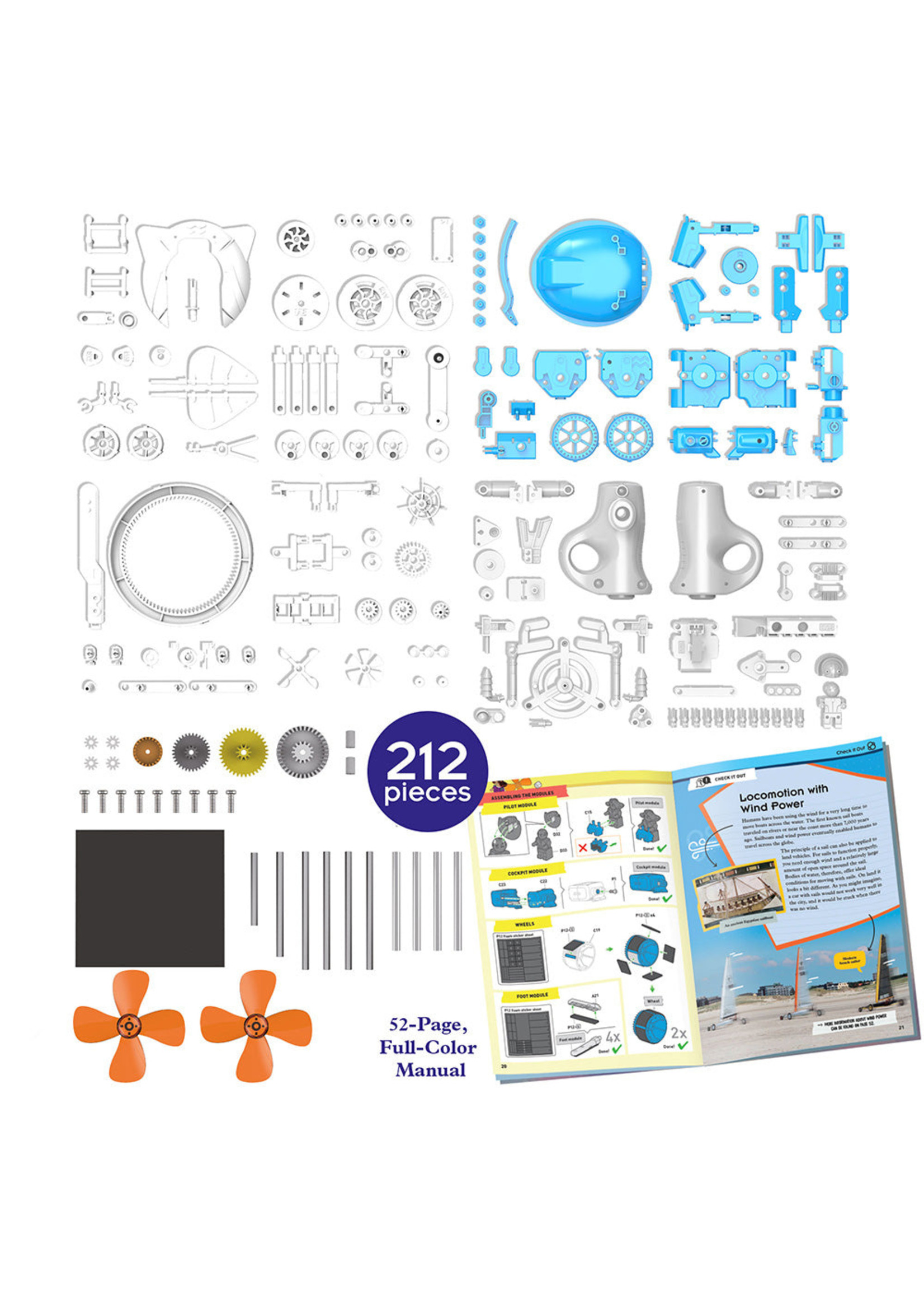 Thames & Kosmos Windbots: 6-in-1 Wind Powered Machine Kit