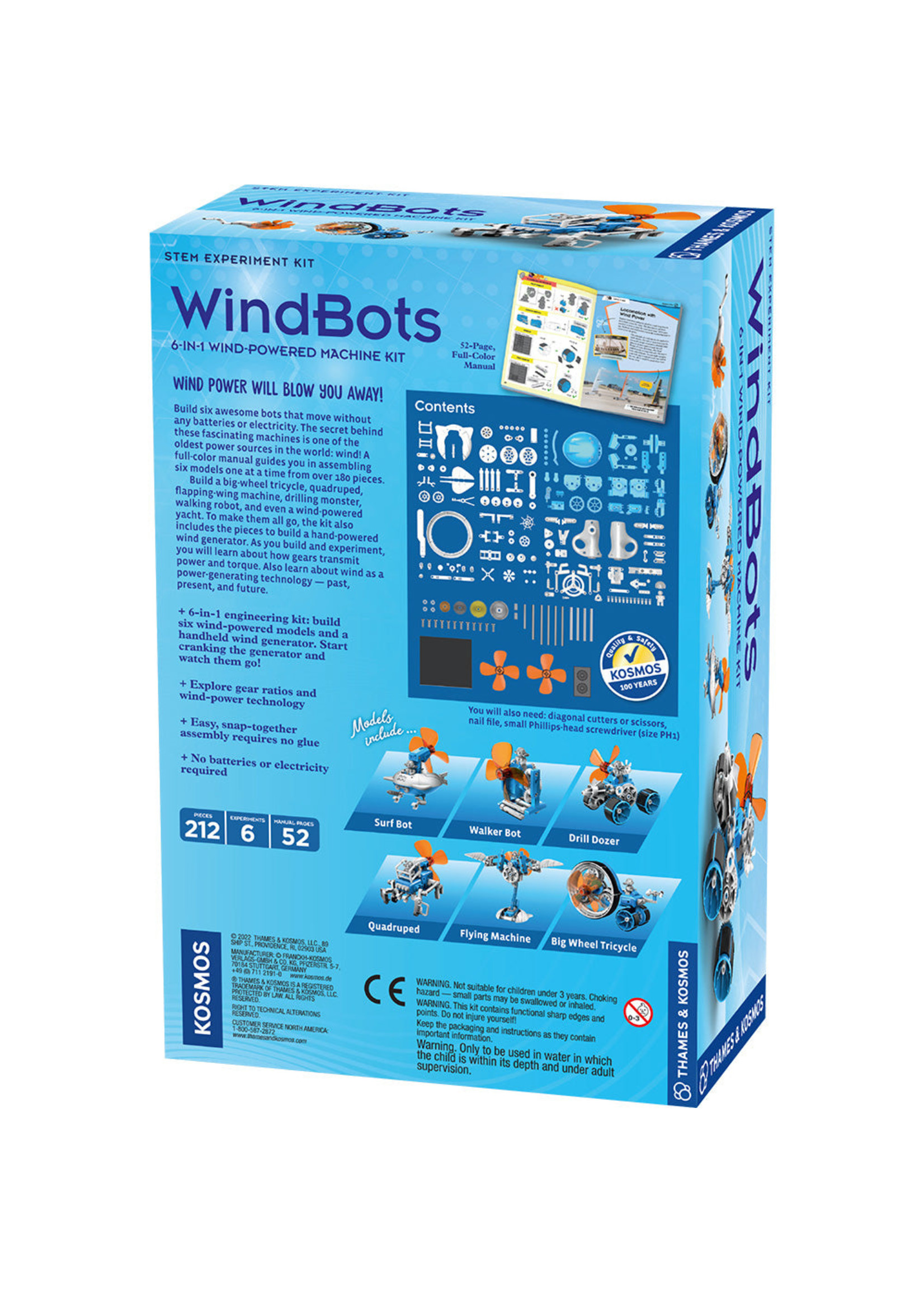 Thames & Kosmos Windbots: 6-in-1 Wind Powered Machine Kit