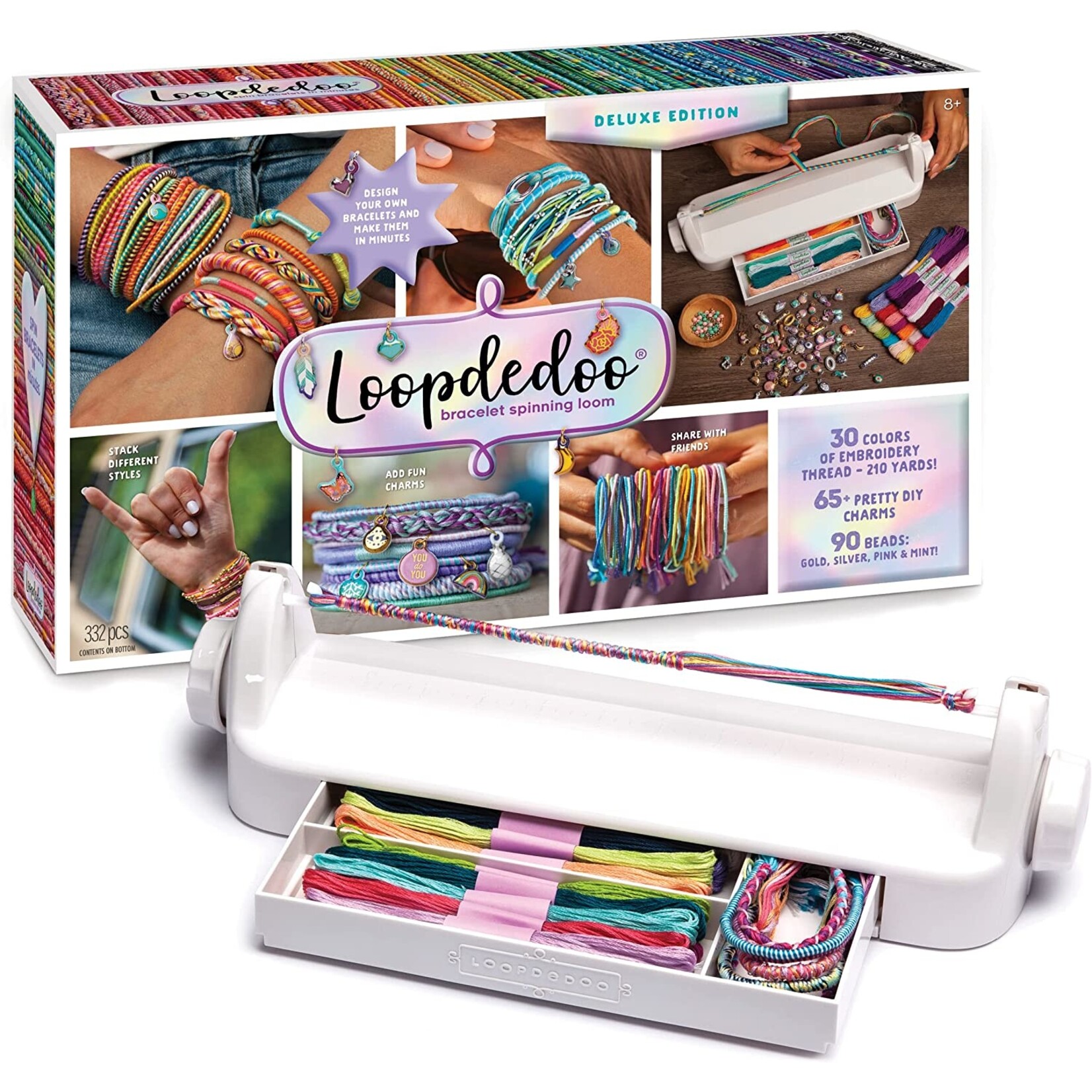 Ann Williams Group Loopdedoo Bracelet Spinning Loom Kit - Deluxe