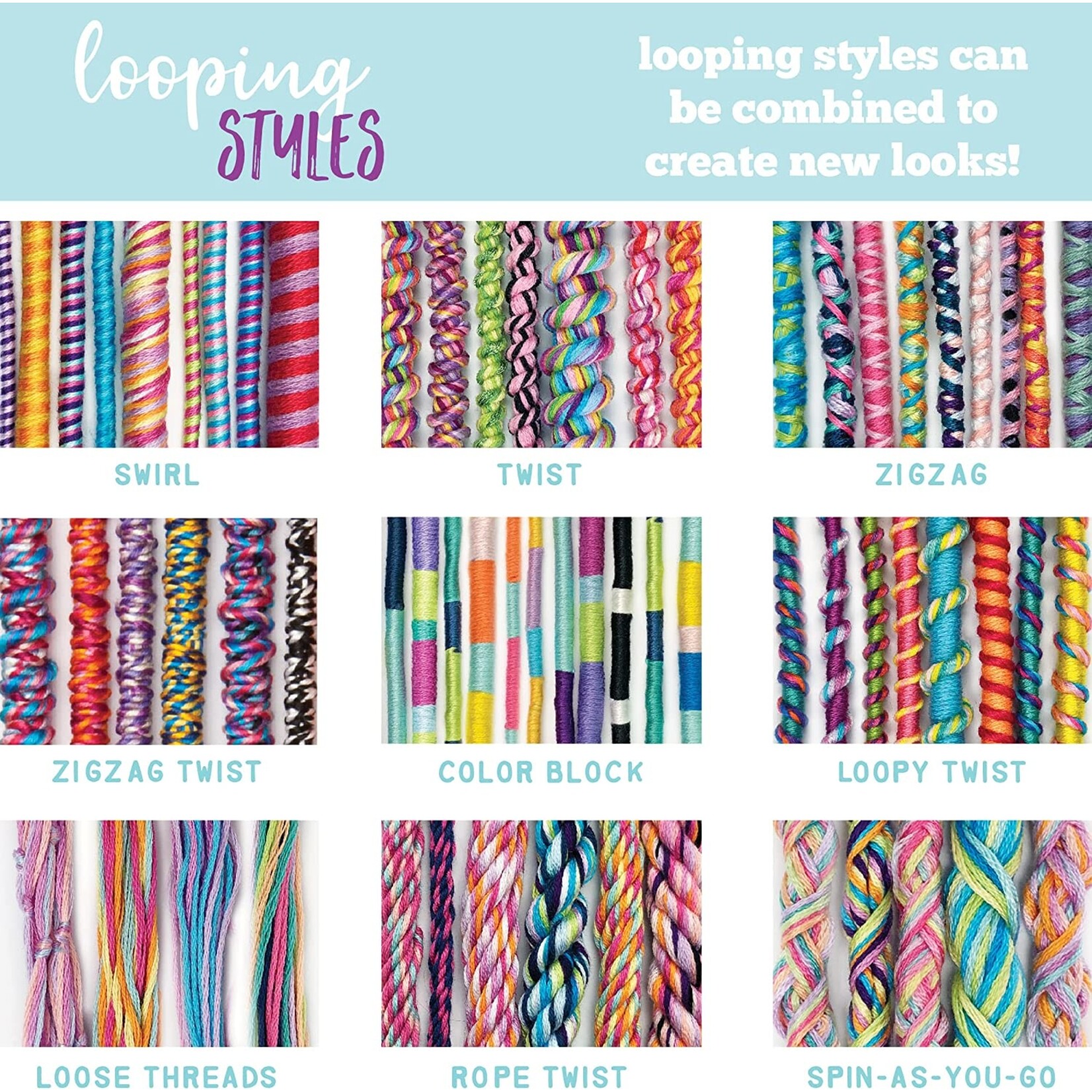 Ann Williams Group Loopdedoo Bracelet Spinning Loom Kit - Deluxe