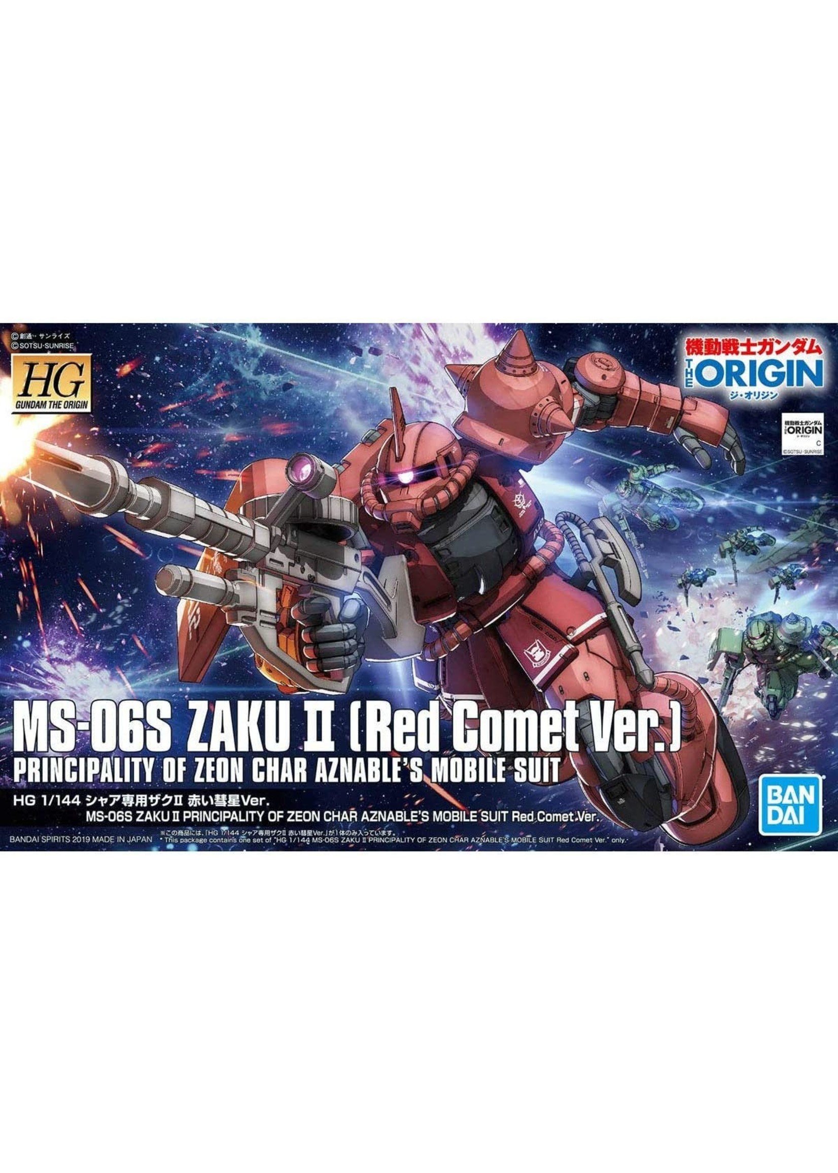 Bandai #24 MS-06S Zaku II Red Comet Ver.