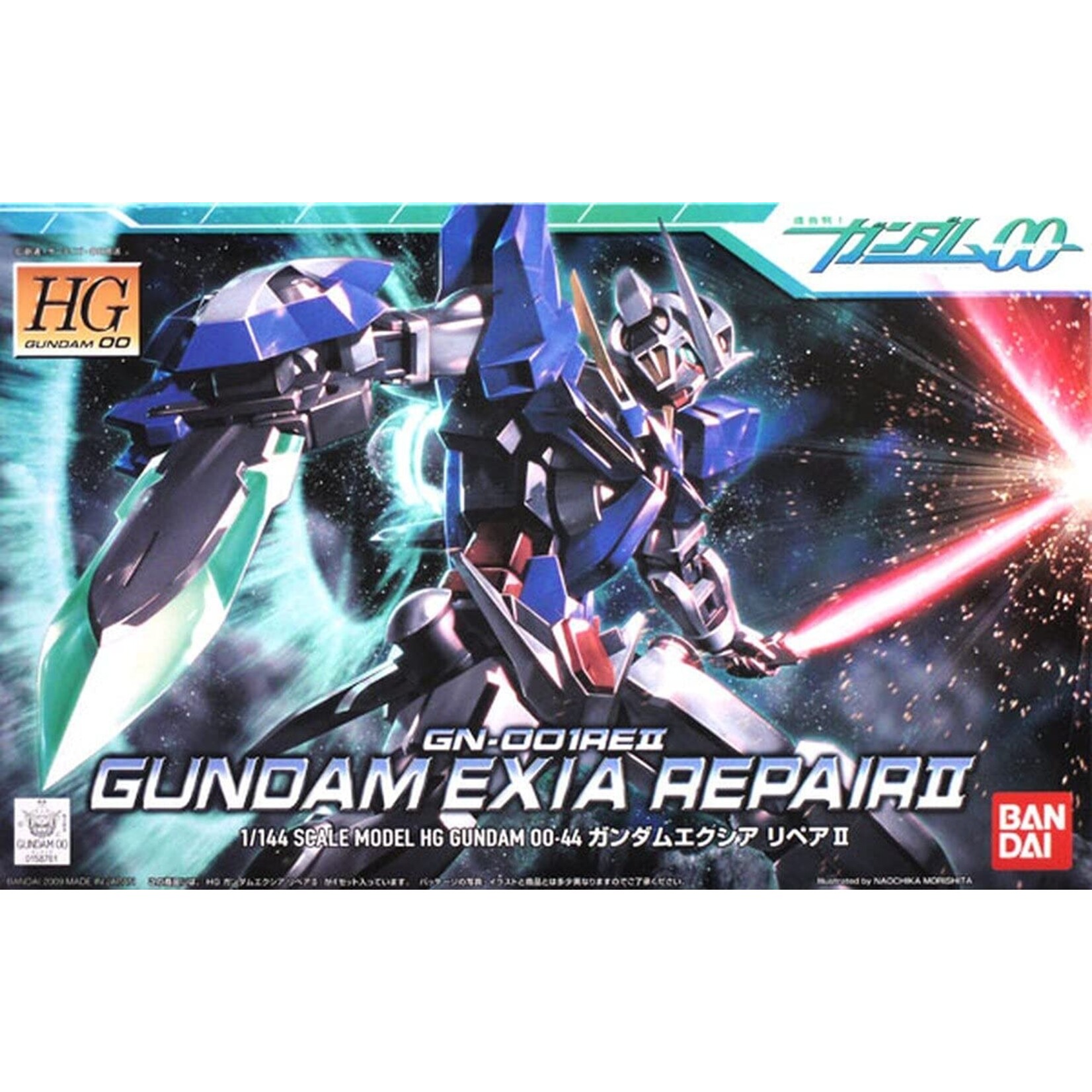Bandai - HG 1/144 #44 "Gundam 00" Gundam Exia Repair II