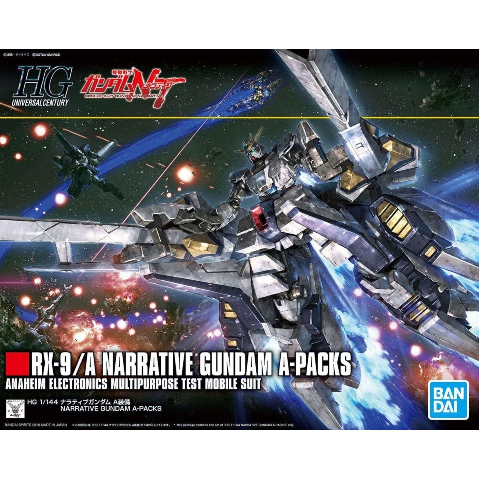 Bandai - HGUC 1/144 #218 Narrative Gundam A-Packs