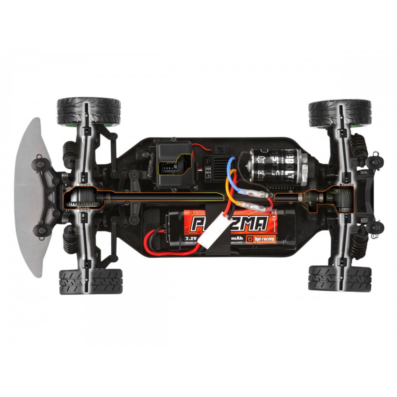 HPI 120094 -  Sport 3 Drift VGJR Fun Haver, Ford Mustang V2