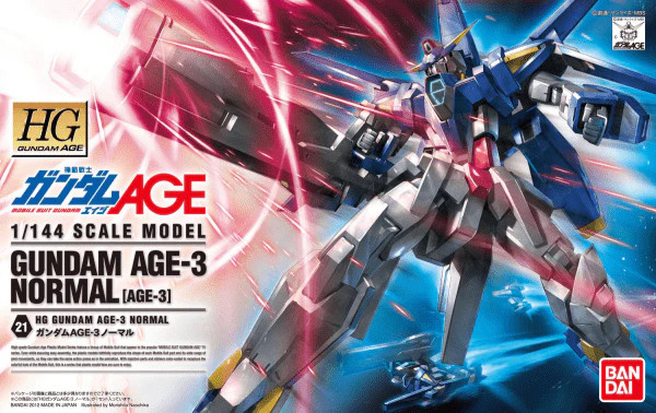 - HG 1/144 #21 "Gundam AGE" Gundam AGE-3 Normal
