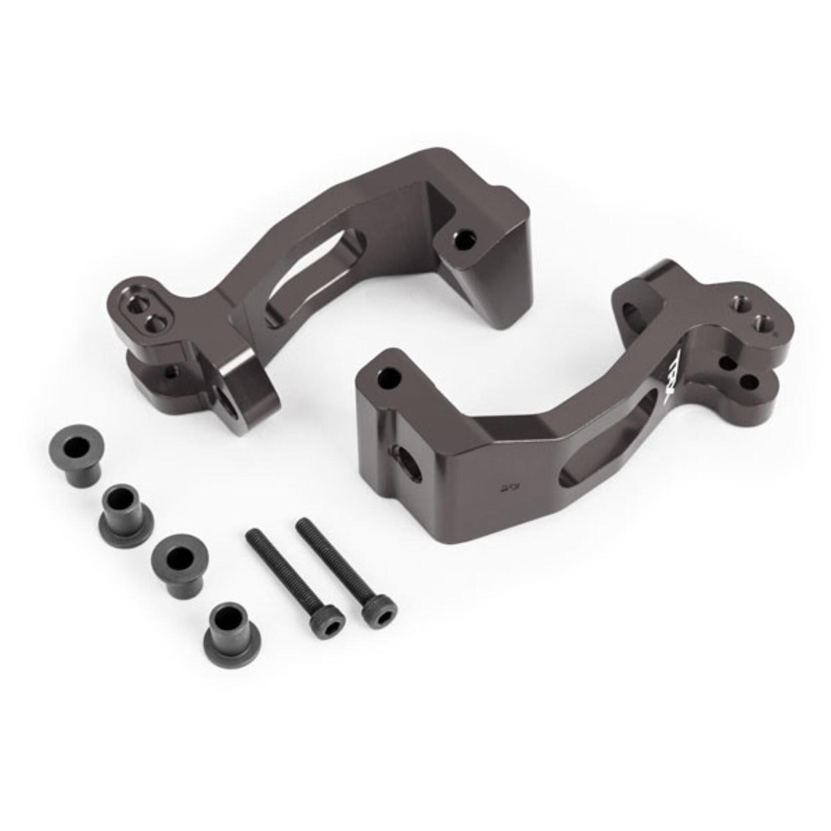 Traxxas 9532A - Caster Blocks, L/R - Aluminum Titanium