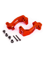 Traxxas 9532R - Caster Blocks, L/R - Aluminum Red