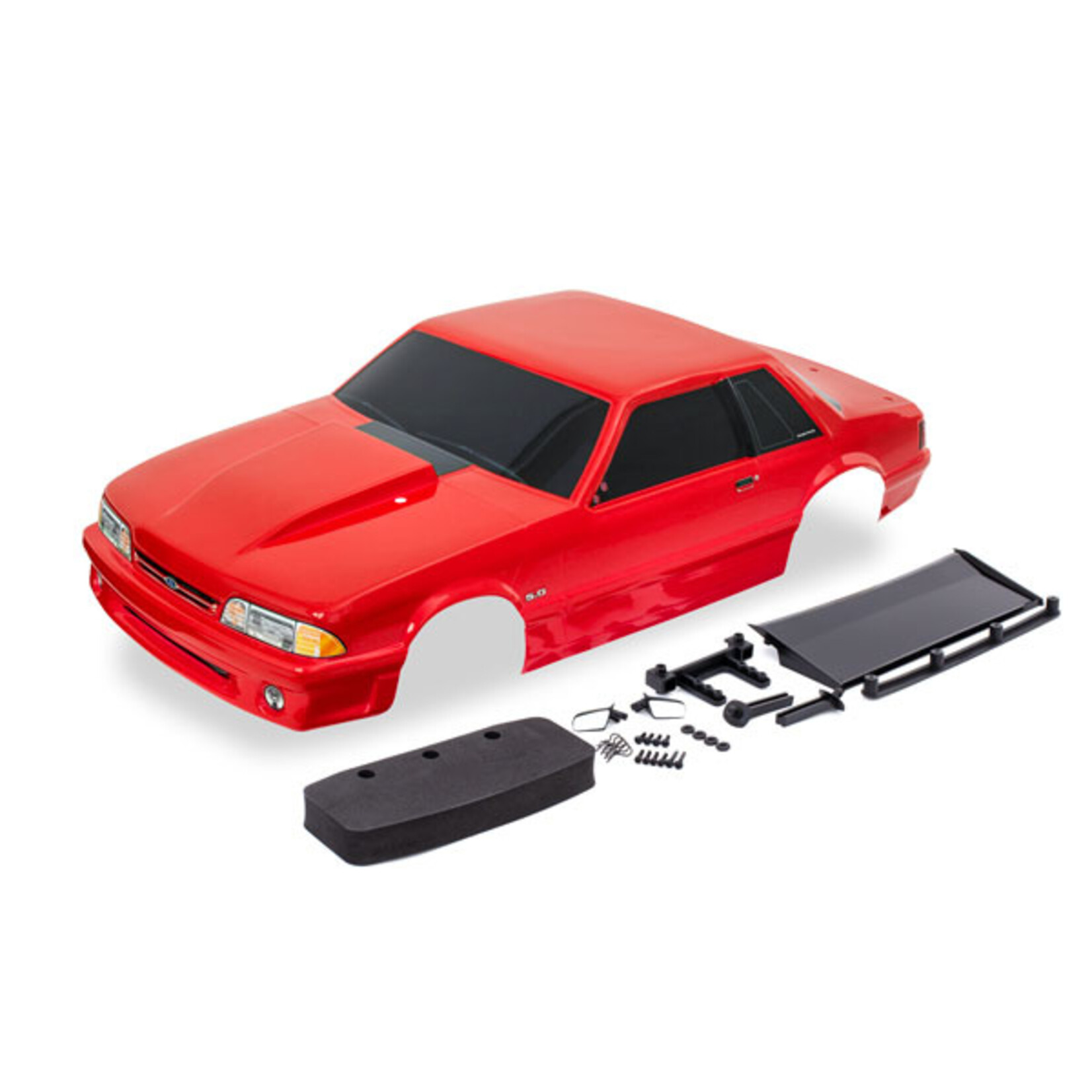 Traxxas 9421R - Ford Mustang Fox Body - Red