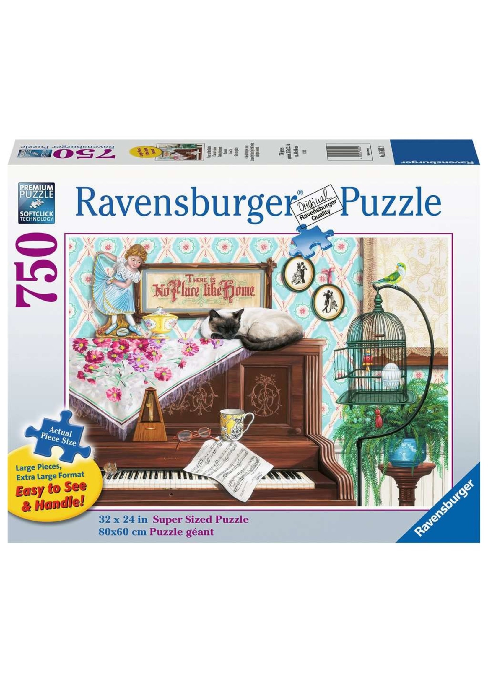 Ravensburger Piano Cat - 750 Piece Puzzle