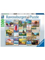 Ravensburger Coastal Collage - 1500 Piece Puzzle