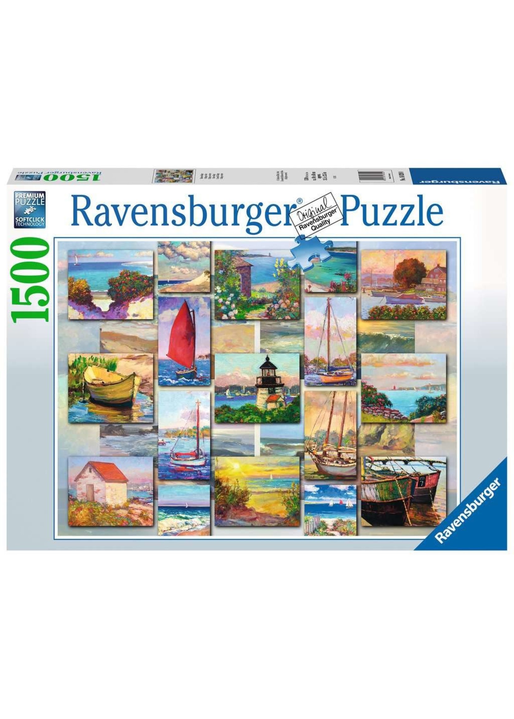 Ravensburger Coastal Collage - 1500 Piece Puzzle