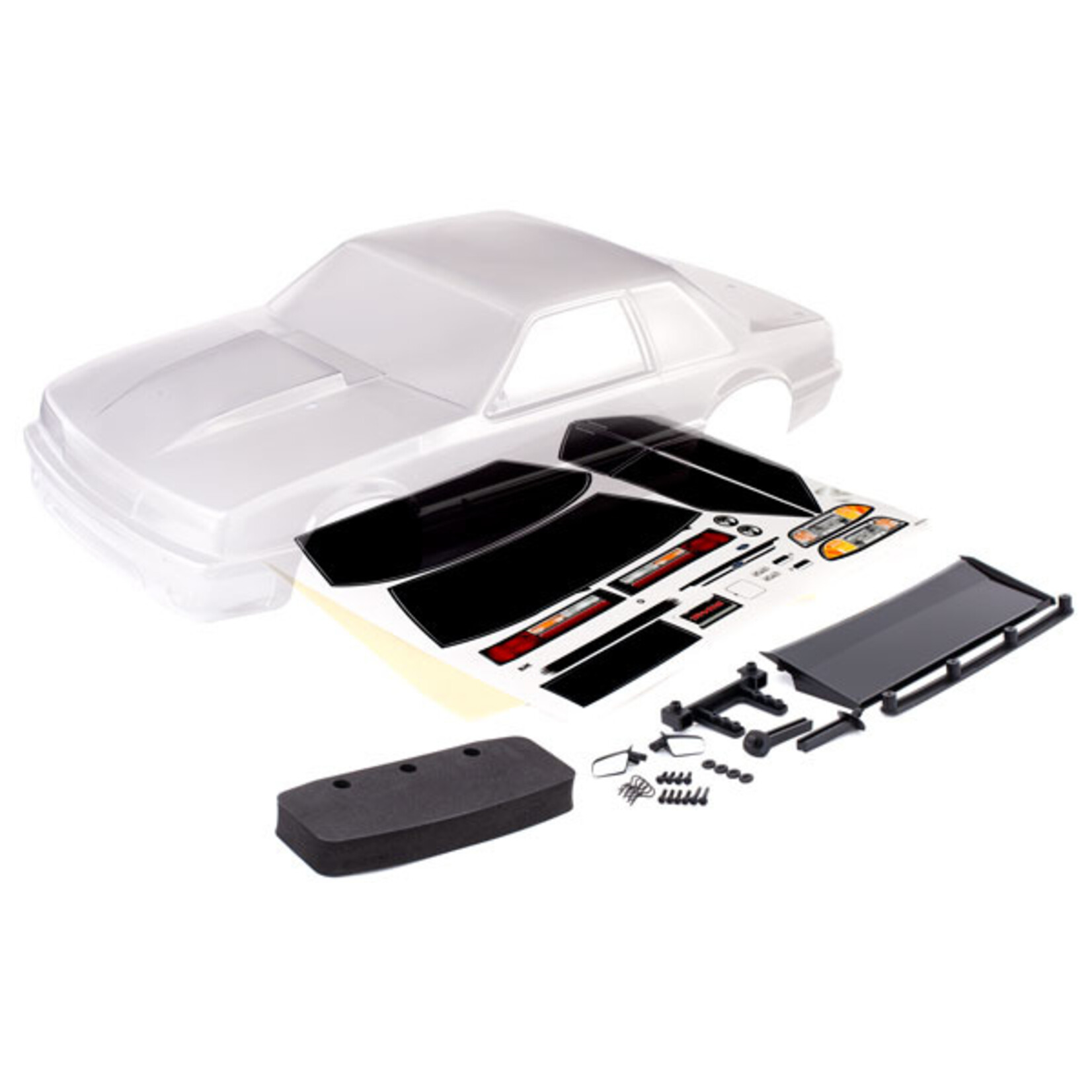 Traxxas 9421 - Ford Mustang Fox Body - Clear