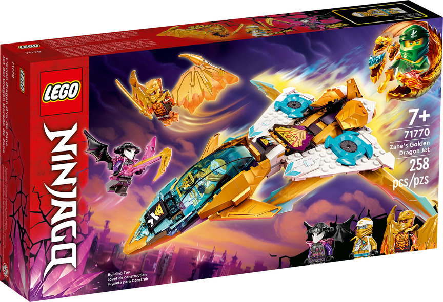 Lego Ninjago 71770 - Zane's Golden Dragon Jet - Hub Hobby