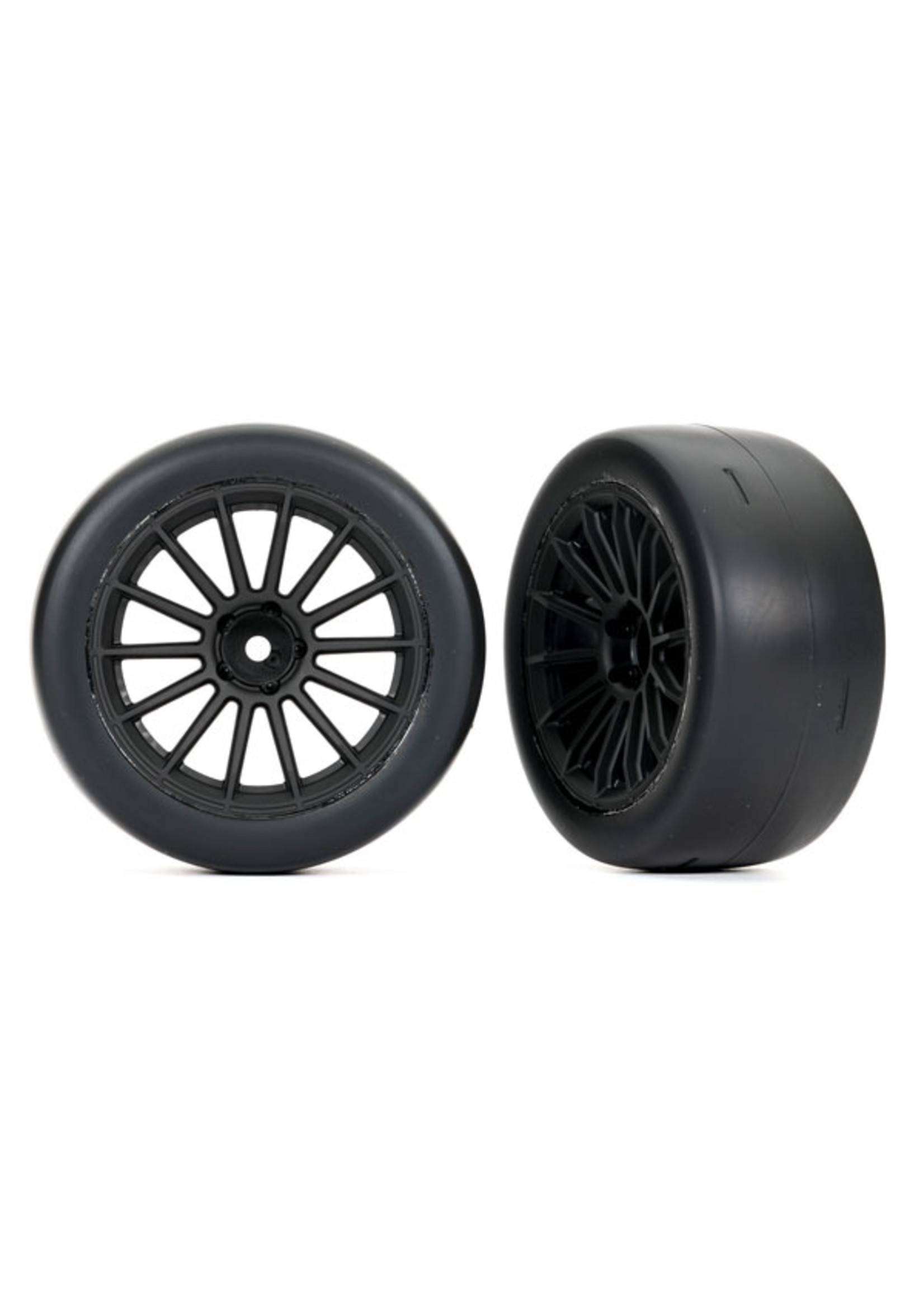 Traxxas 9375 - Multi-spoke Black Wheels / 2.0" Ultra-wide Tires
