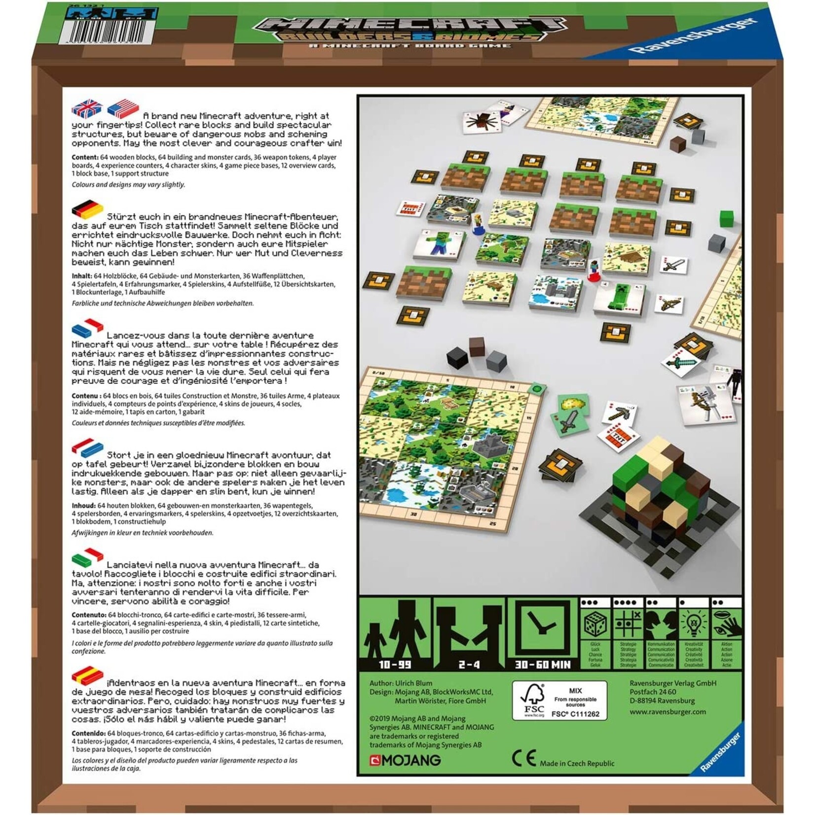 Ravensburger Minecraft: Builders & Biomes Board Game