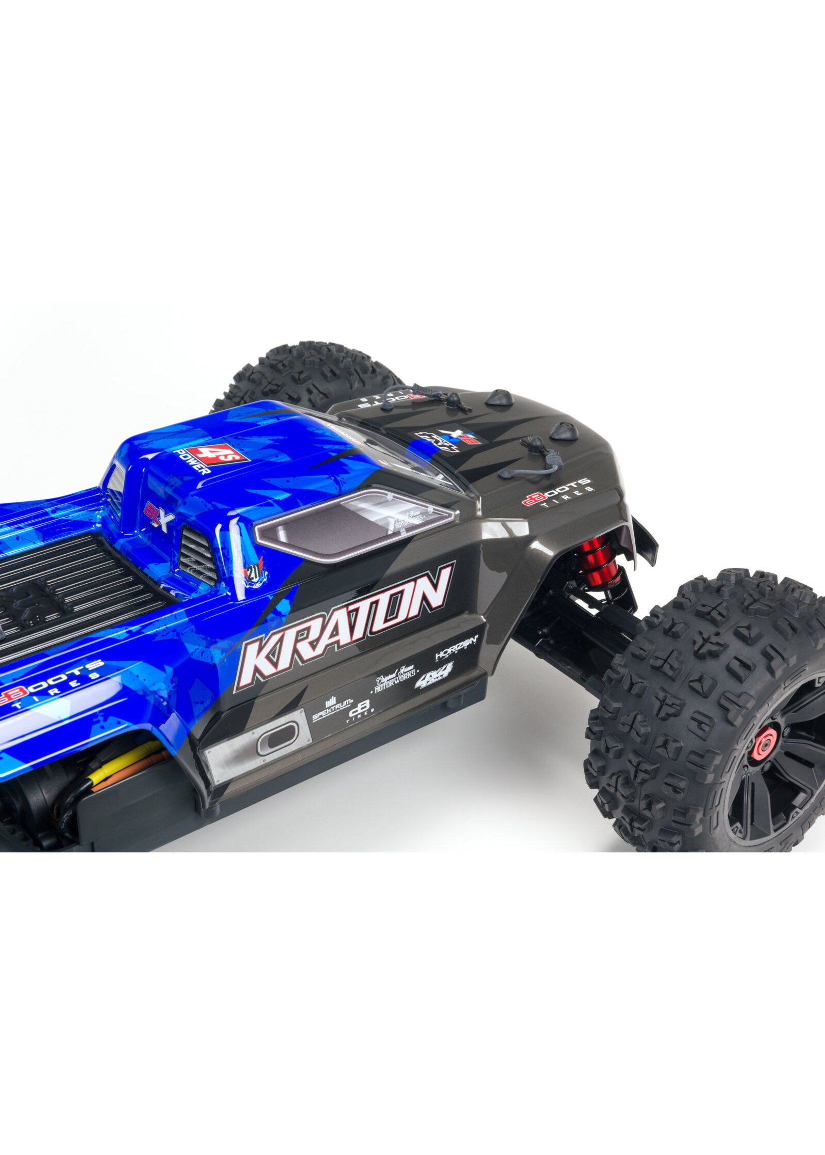Arrma 1/10 Kraton 4S BLX 4WD Speed Monster Truck - Blue/Black