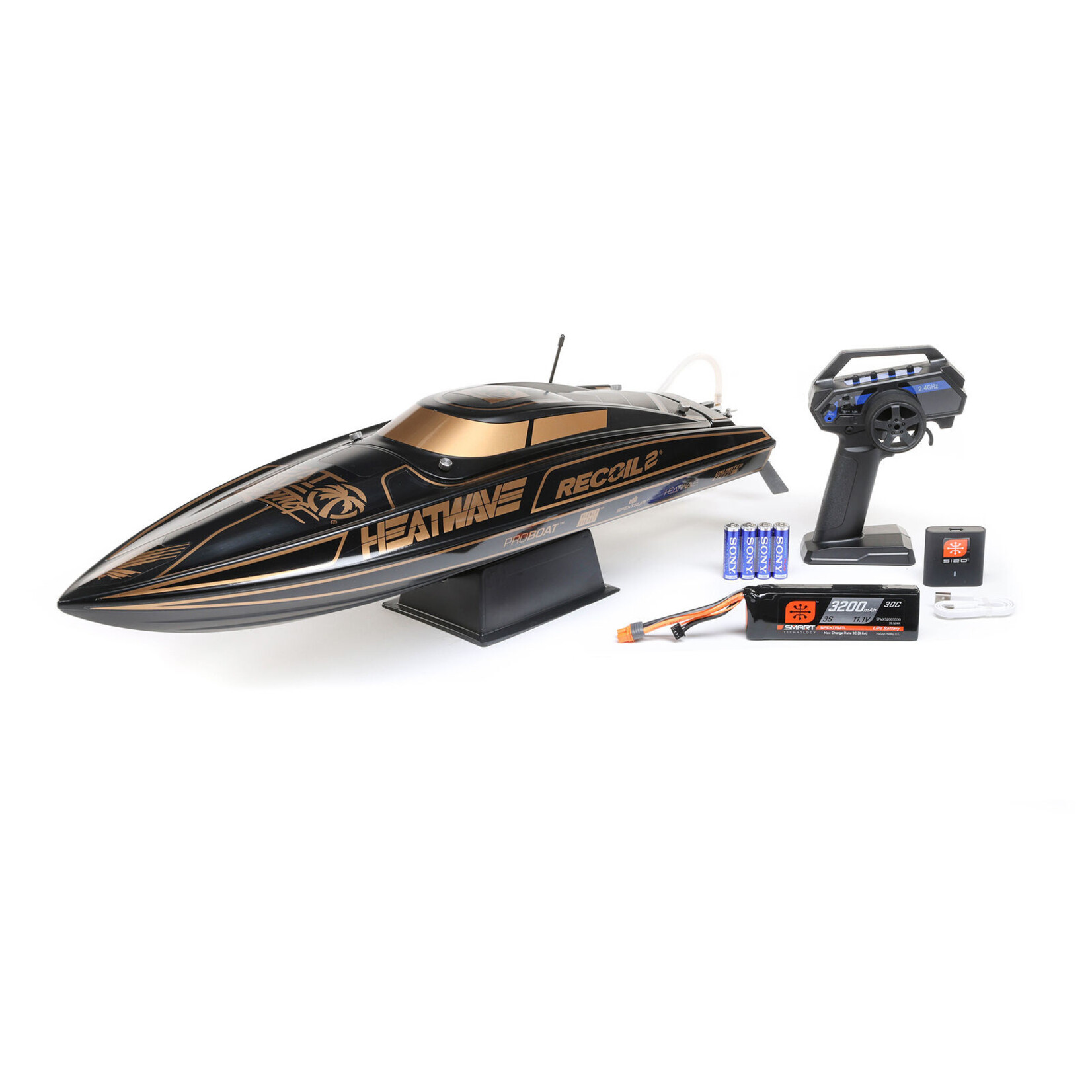 Pro Boat Recoil 2 26" Self Righting Brushless Deep-V RTR - Heatwave