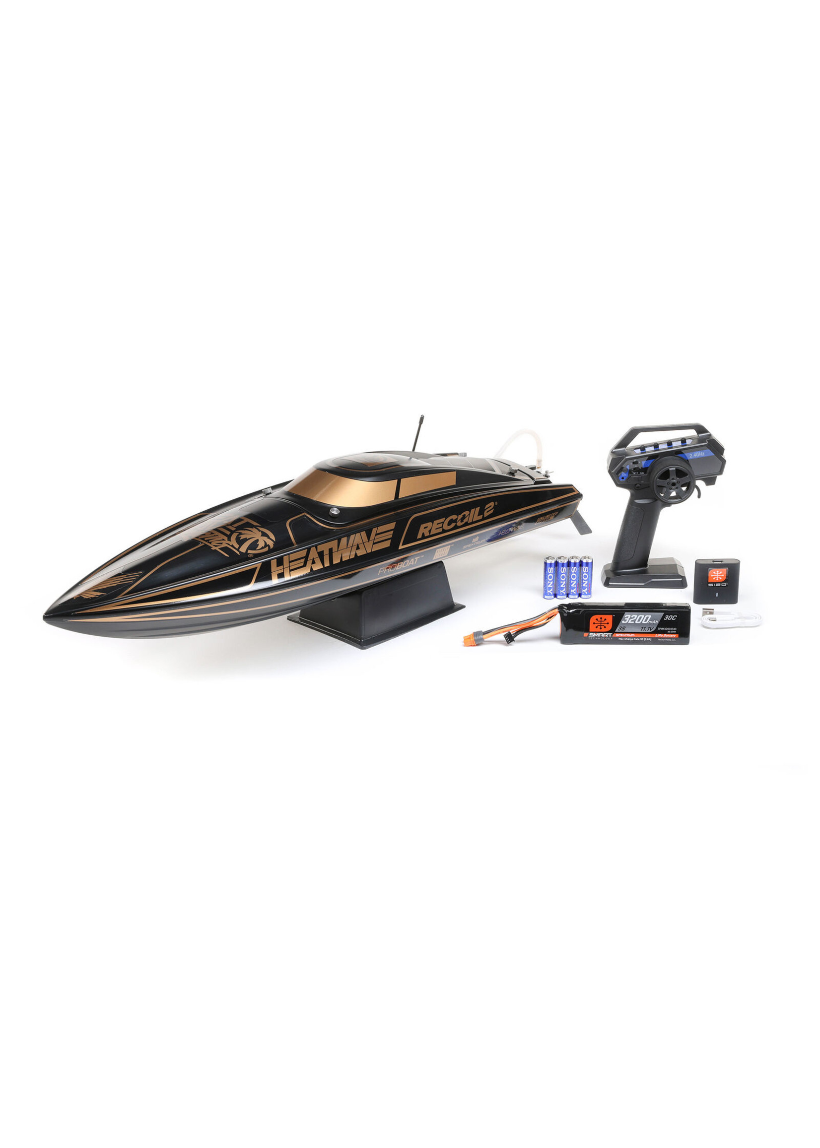 Pro Boat Recoil 2 26" Self Righting Brushless Deep-V RTR - Heatwave