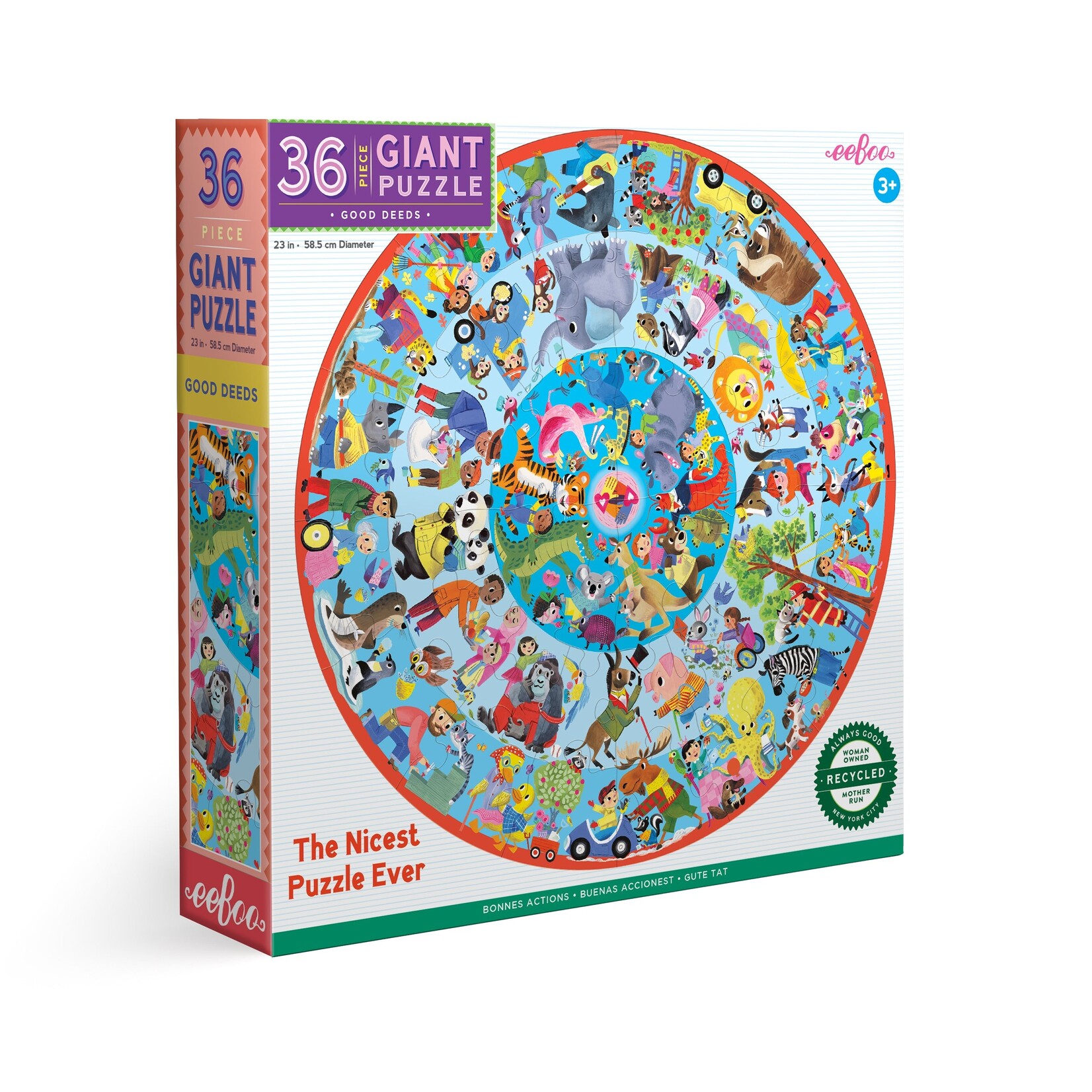 Eeboo Good Deeds 36 pc Giant Round