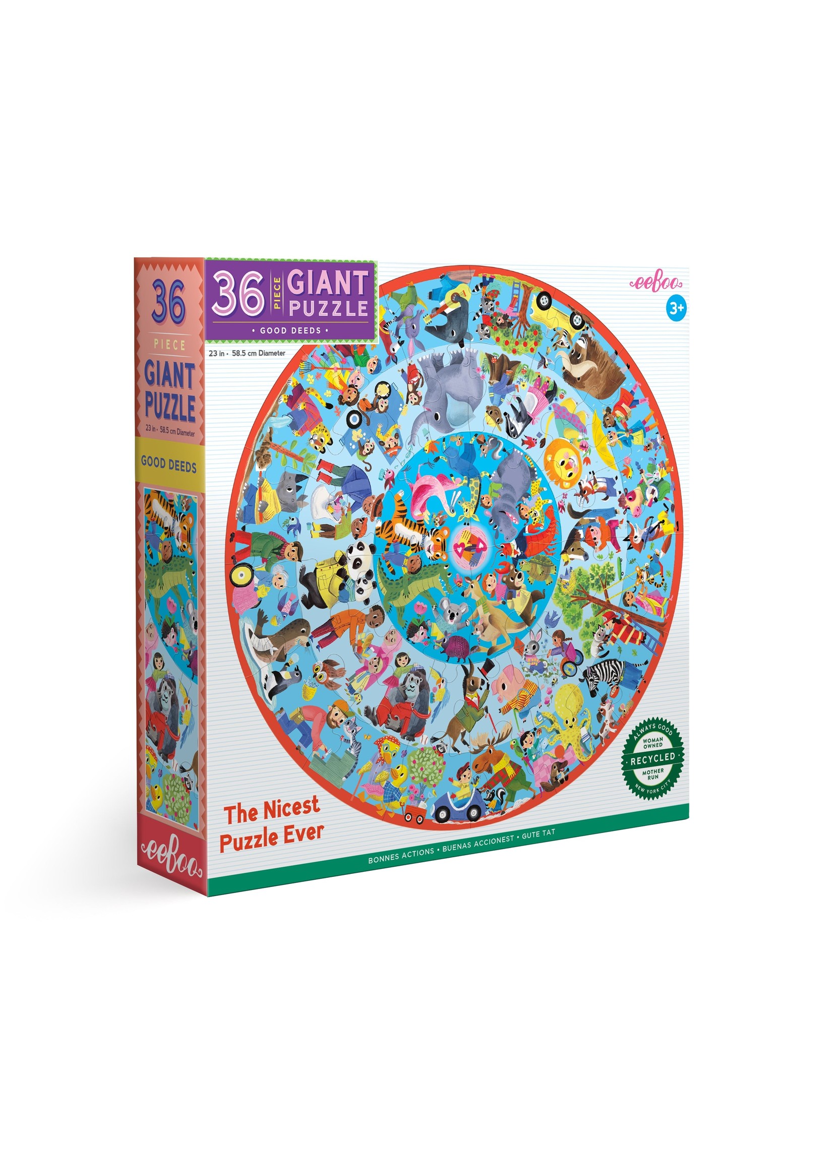 Eeboo Good Deeds 36 pc Giant Round