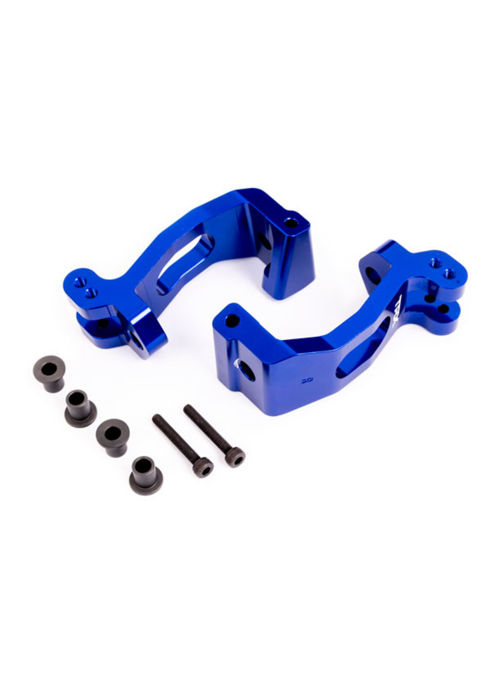 Traxxas 9532X - Caster Blocks, L/R - Aluminum Blue