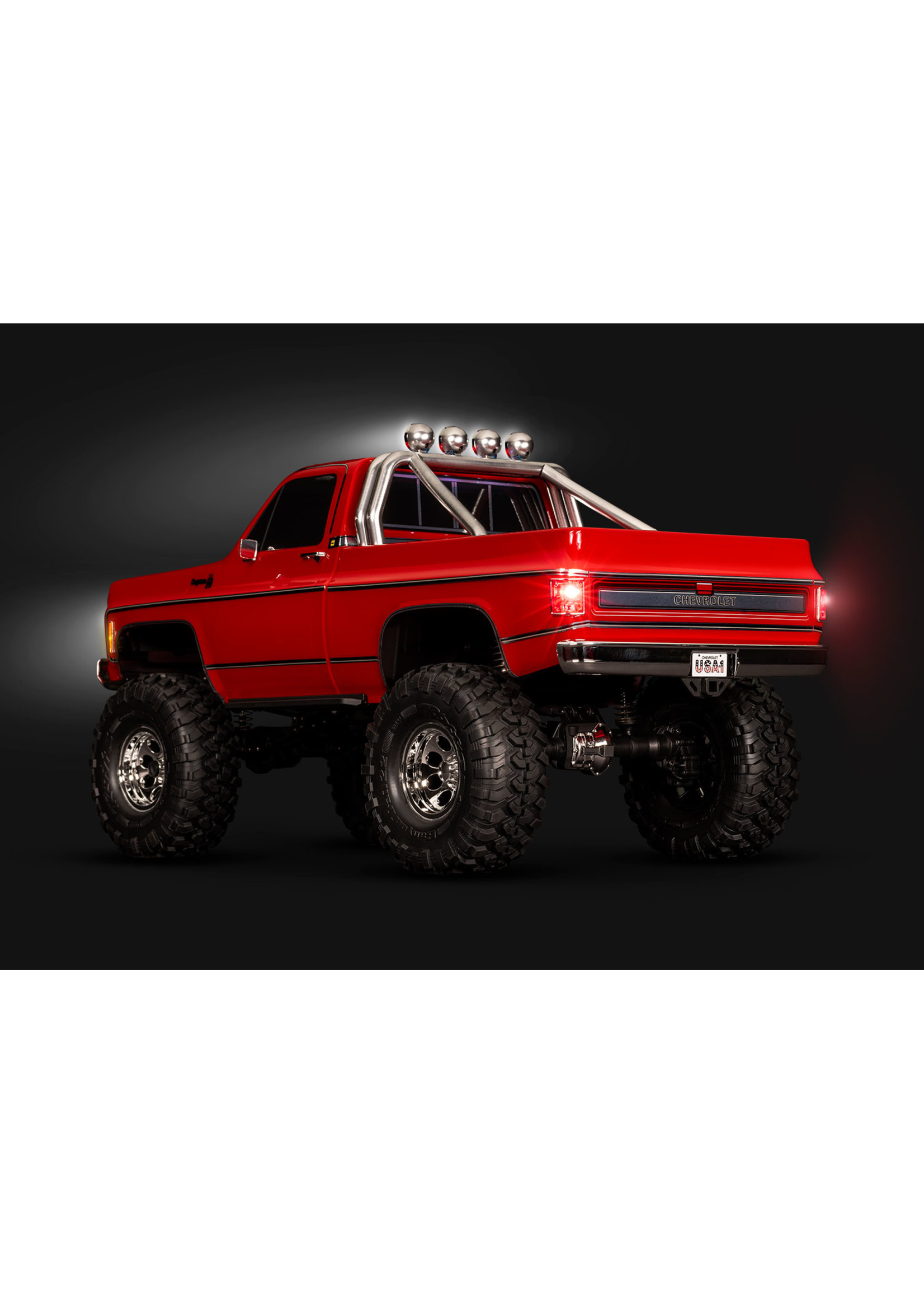 Traxxas 92056-4 TRX-4 RTR Chevrolet K10 Cheyenne High Trail Edition Red  Trail Crawler