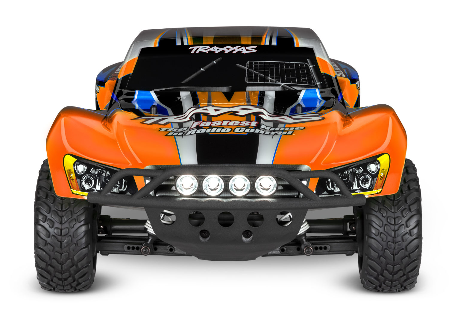 Traxxas 1/10 Slash 4X4 RTR Brushed SCT with LED Lights Orange Hub Hobby