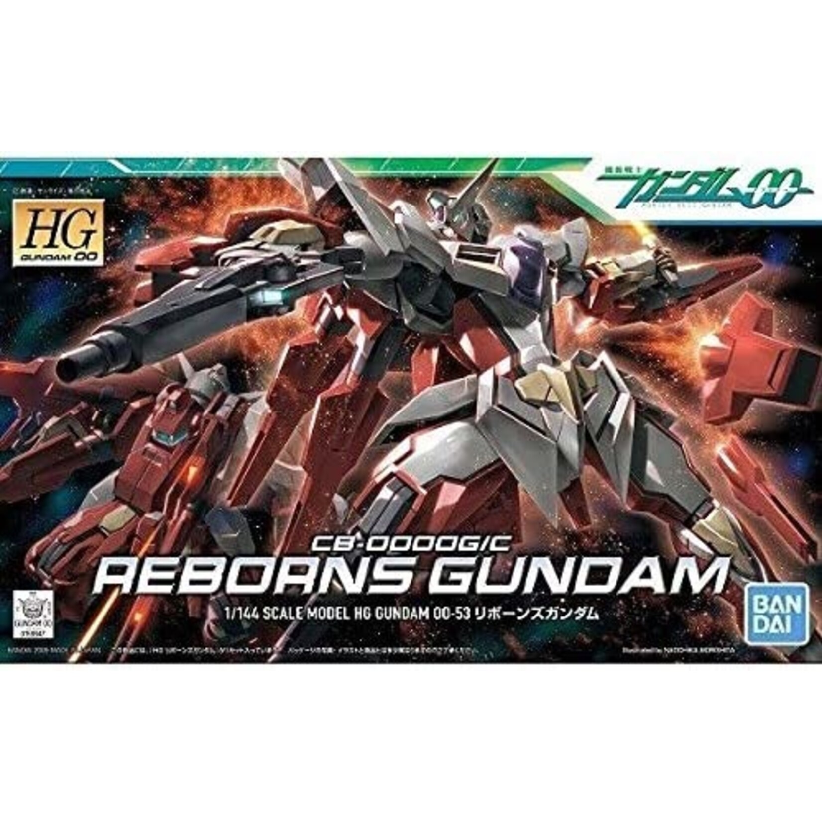 Bandai - HG 1/144 #53 "Gundam 00" Reborns Gundam