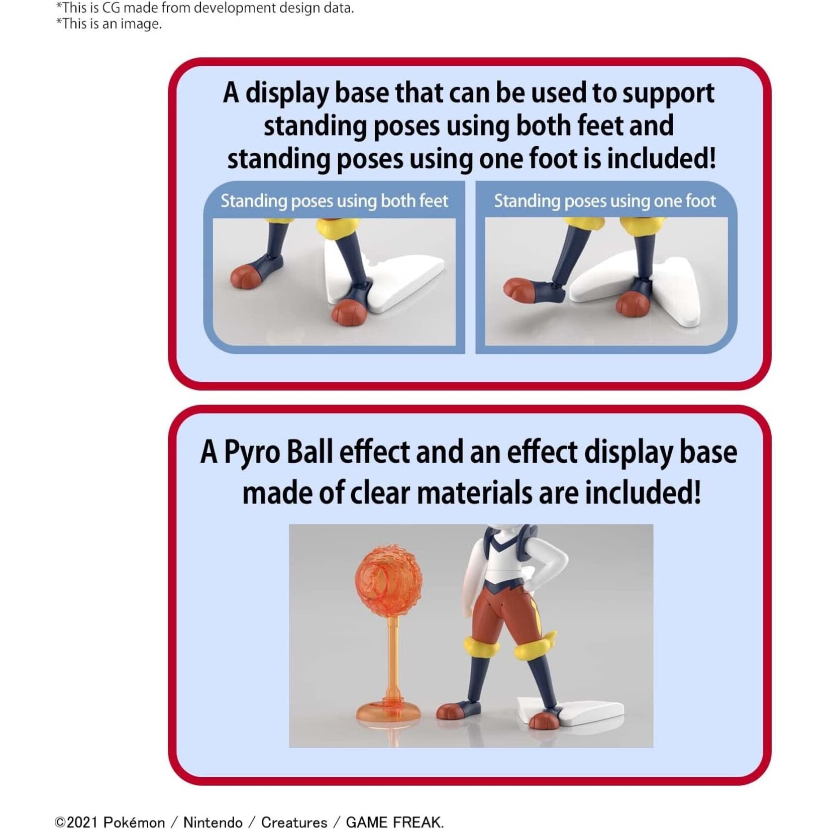 Bandai #50 "Pokemon" Cinderace Model Kit