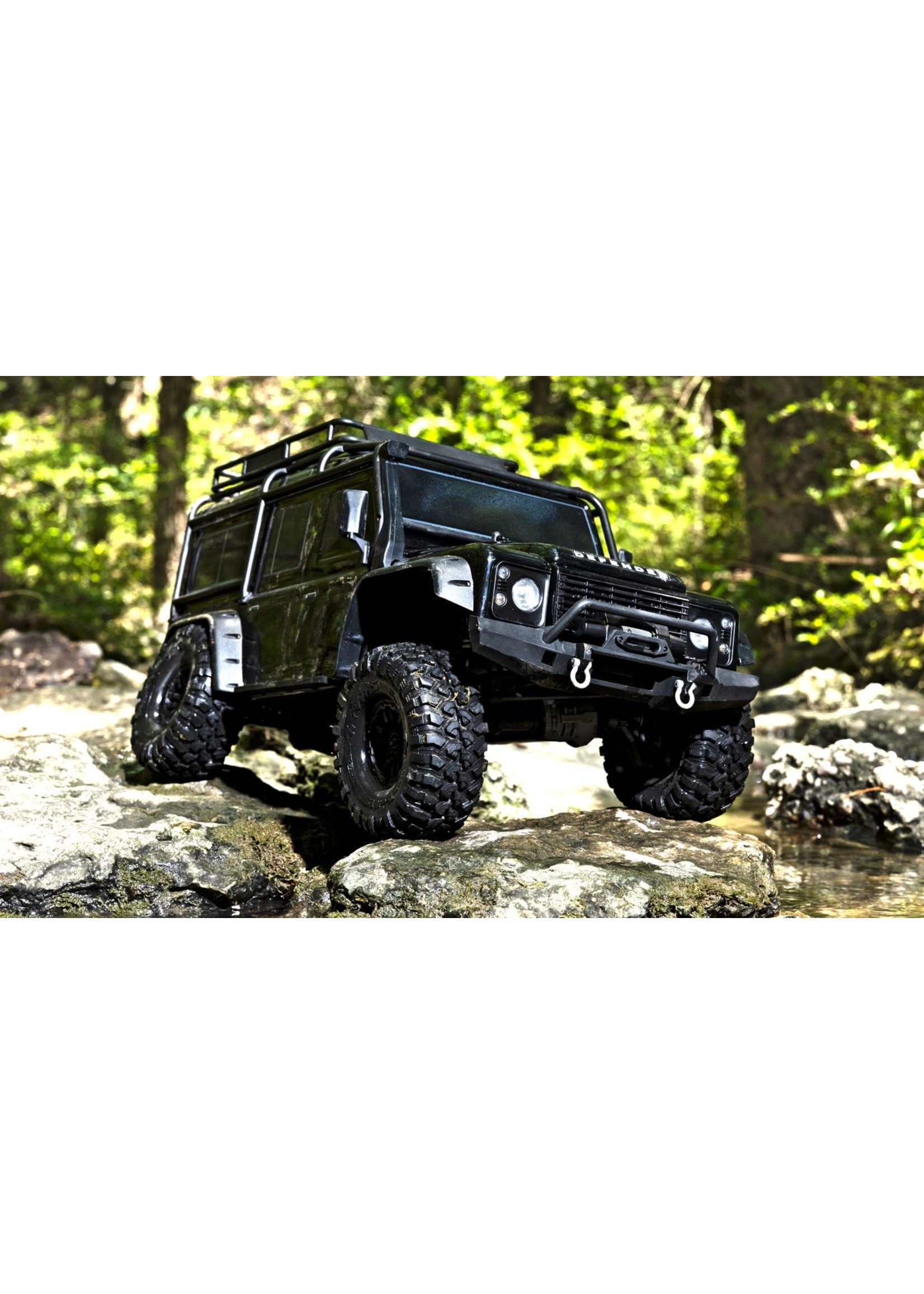 Traxxas 1/10 TRX-4 Defender RTR Scale and Trail Crawler - Black