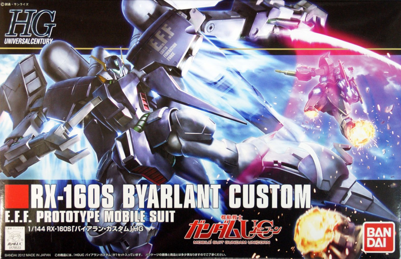 Bandai 5055609 147 RX160S Byarlant Custom High Grade Plastic Model
