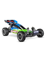 Traxxas 1/10 Bandit® XL-5 2WD RTR Off-Road Buggy - Green/Blue