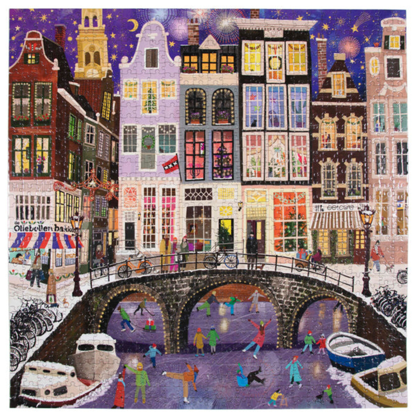 Eeboo Magical Amsterdam - 1000 Piece Puzzle