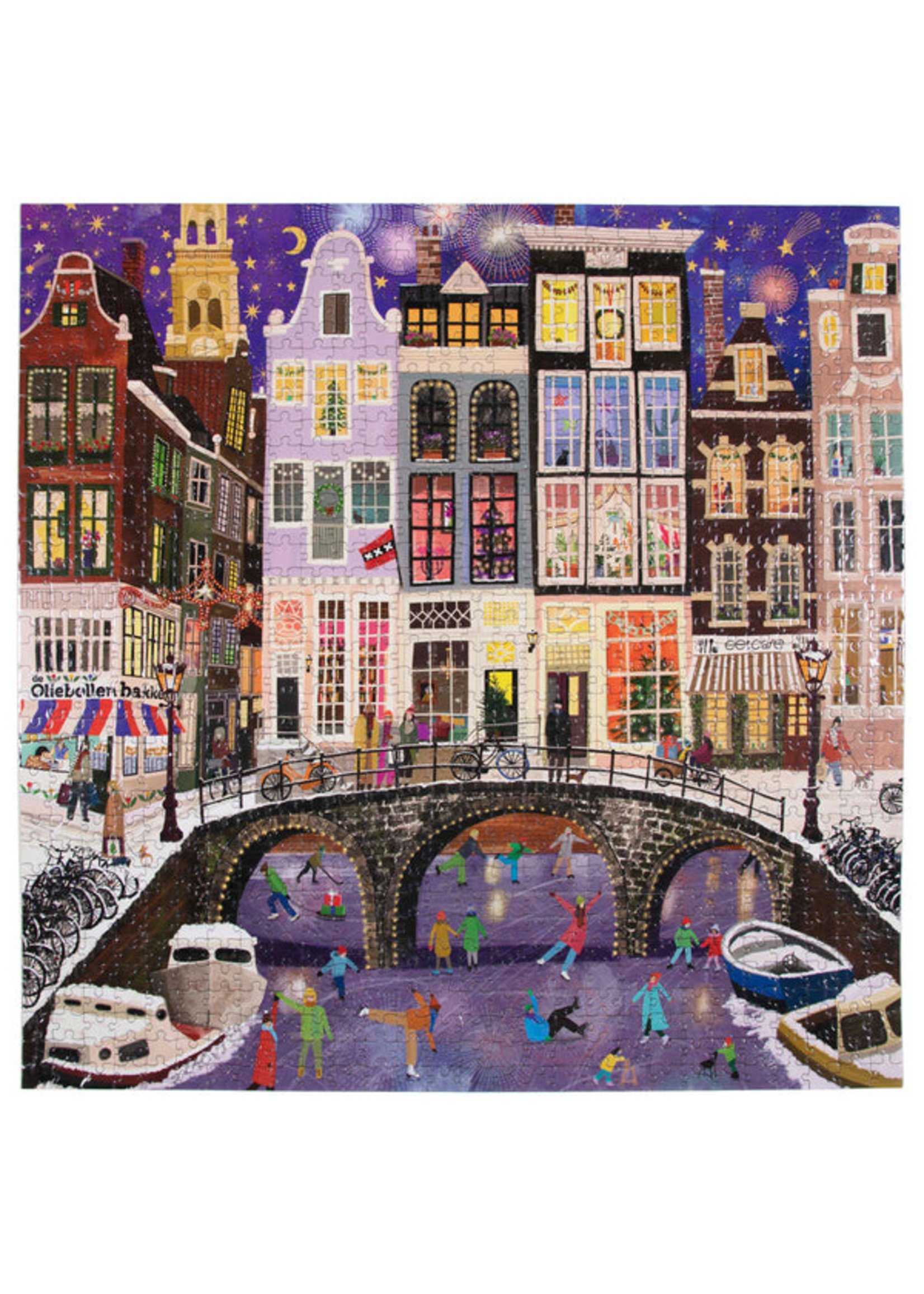 Eeboo Magical Amsterdam - 1000 Piece Puzzle