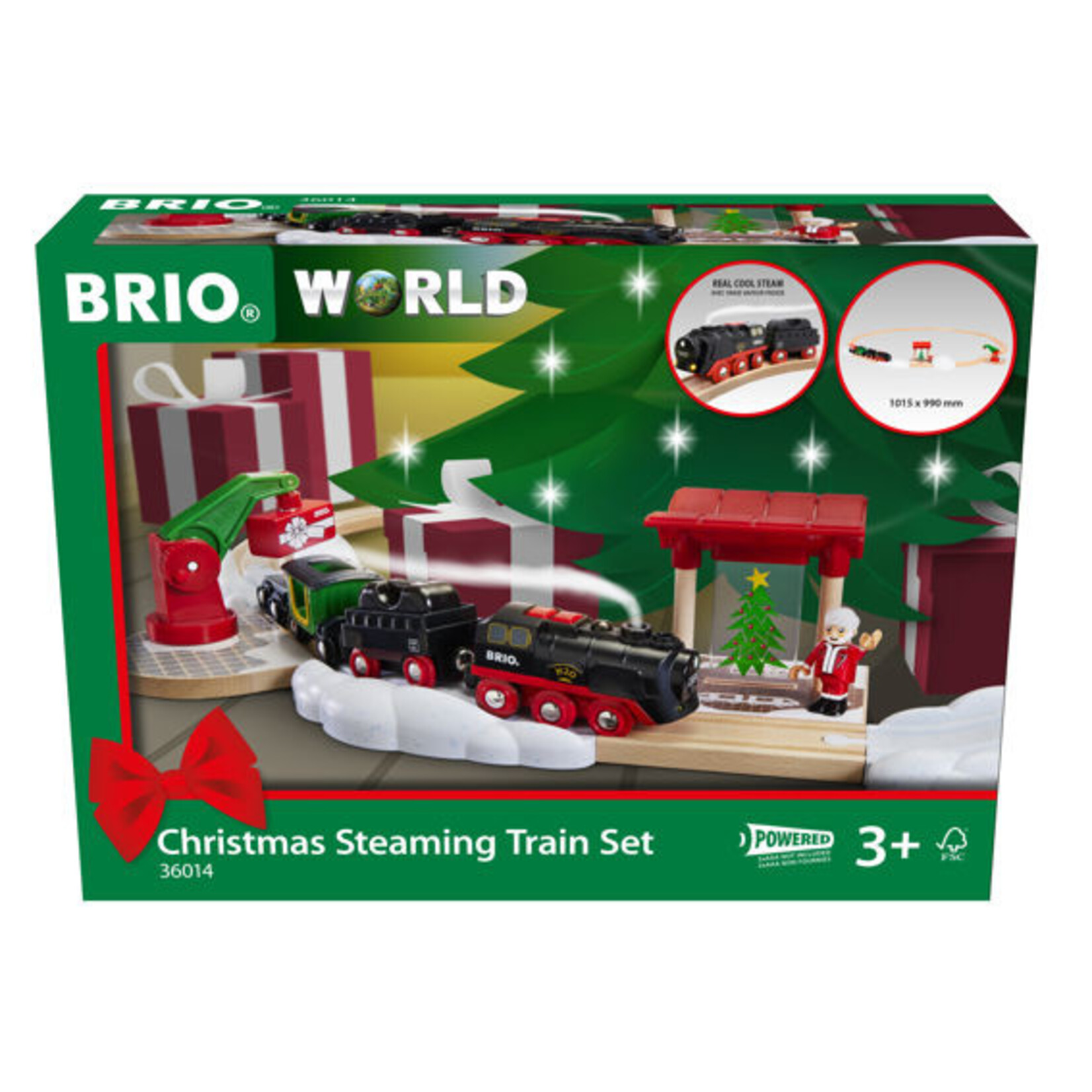 Brio 36014 - Christmas Steaming Train Set