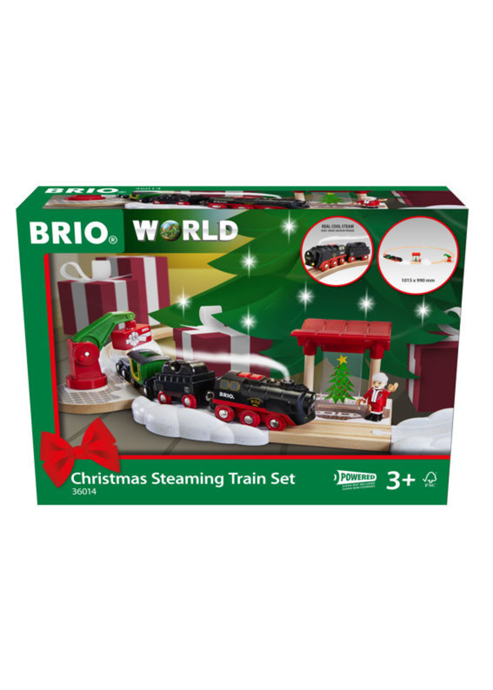 Brio 36014 - Christmas Steaming Train Set