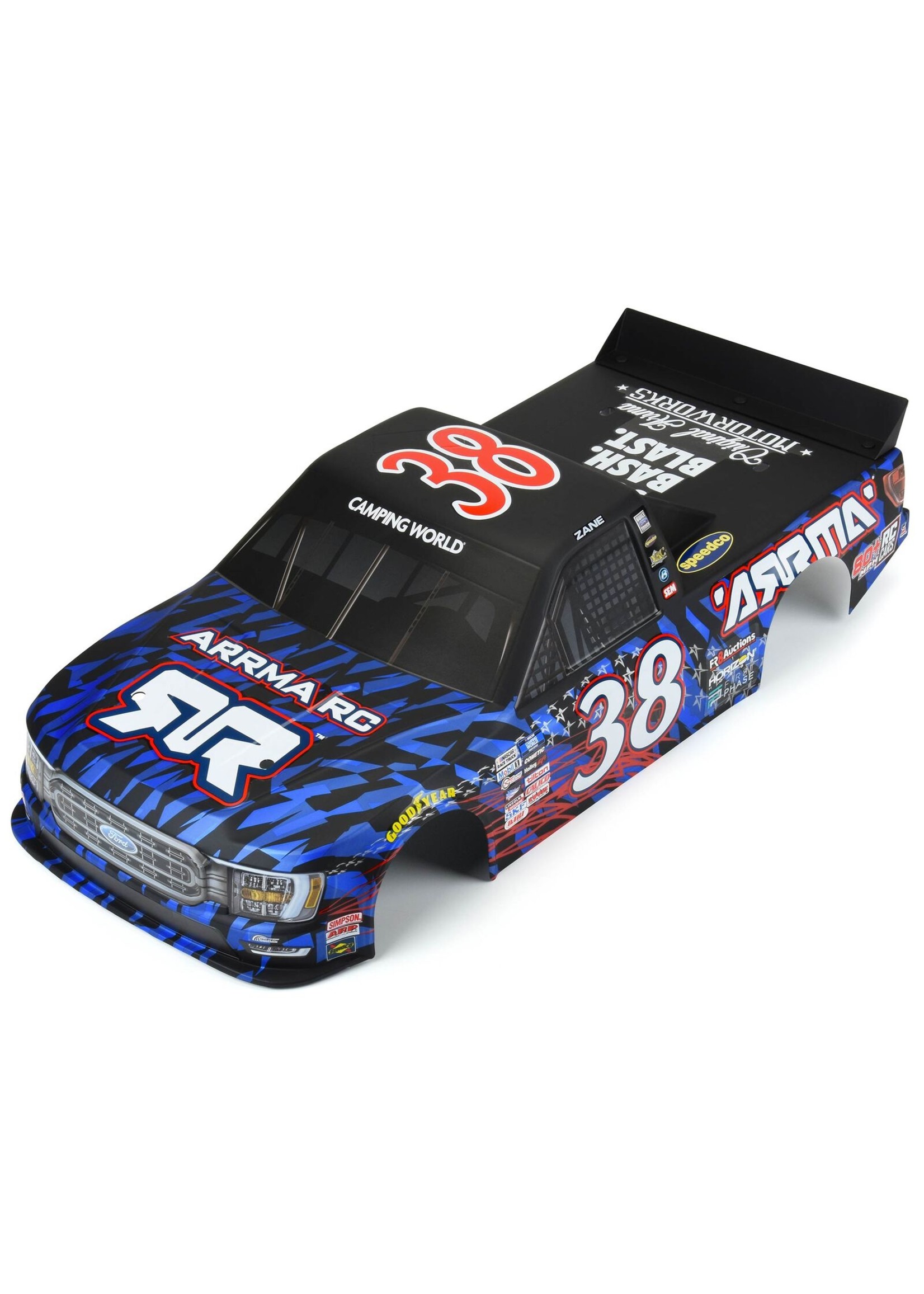 Arrma No. 38 Ford NASCAR Truck, Limited Edition Body: INFRACTION 6S BLX