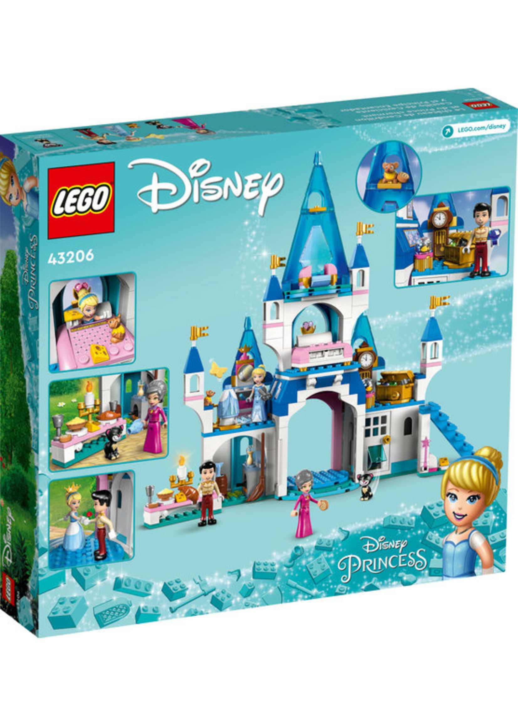 LEGO 43206 - Cinderella and Prince Charming's Castle