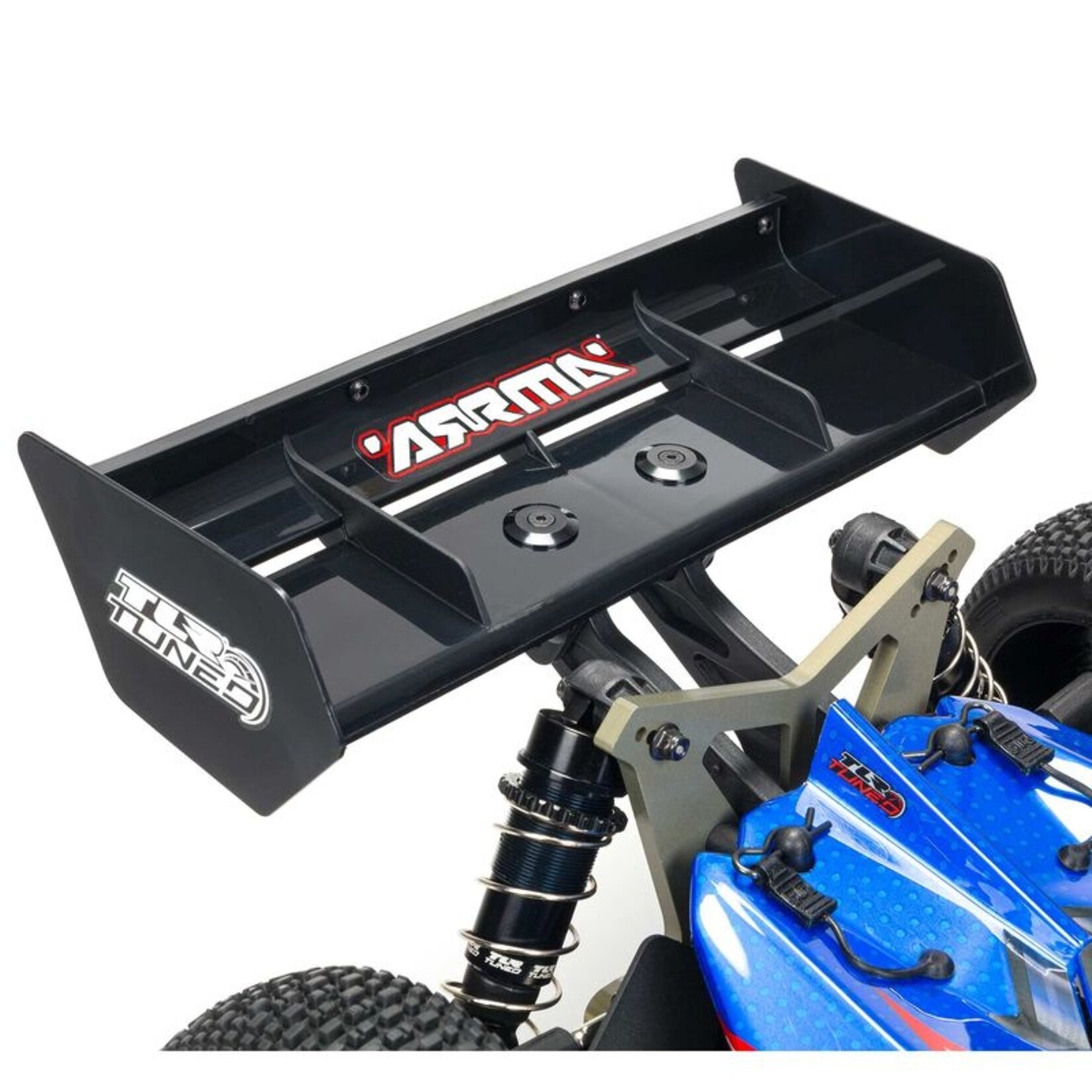 Arrma 1/8 TLR Tuned Typhon 6S 4WD BLX 1: Buggy, RTR - Red/Blue