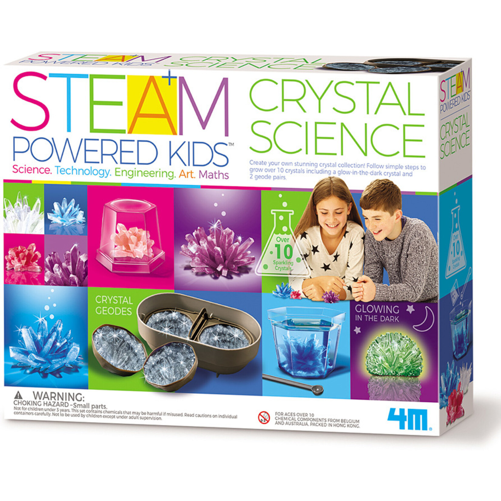 4M Steam Powered Kids Crystal Science 3213 /6