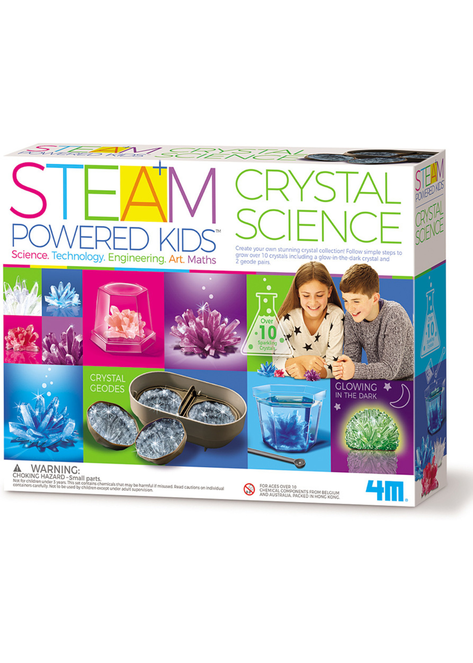 4M Steam Powered Kids Crystal Science 3213 /6