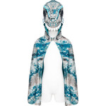 Great Pretenders Raptor Cape (Size 5-6) - Teal/Brown