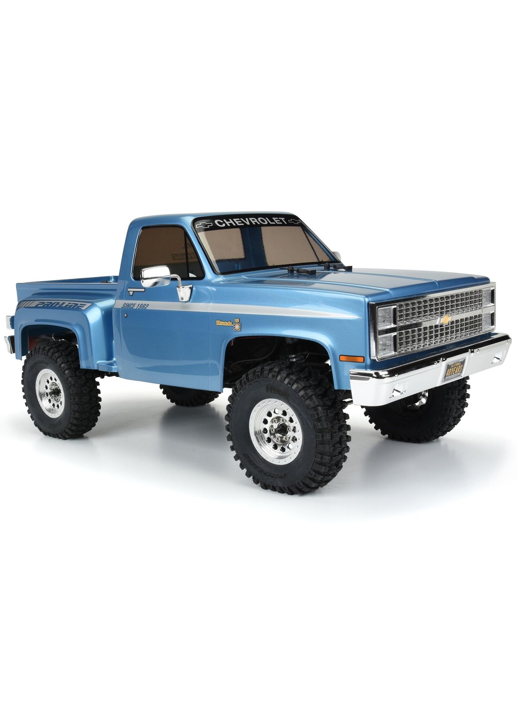 Axial 1/10 SCX10 III Pro-Line 1982 Chevy K10 4WD Rock Crawler, Brushed - RTR